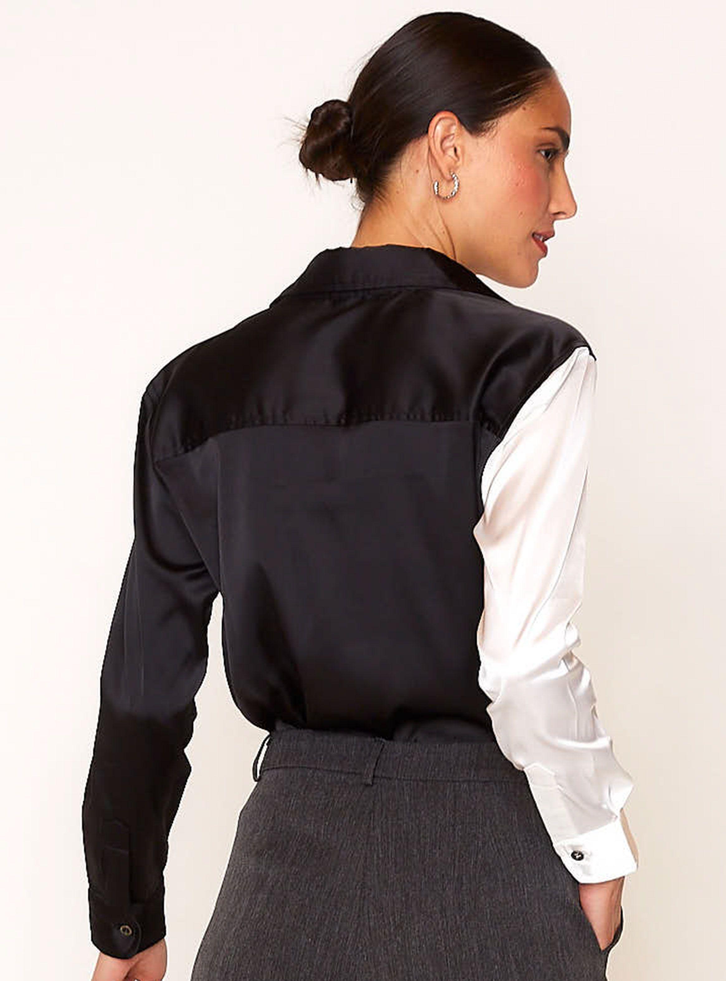 Blusa Martina Negro/Crudo-1