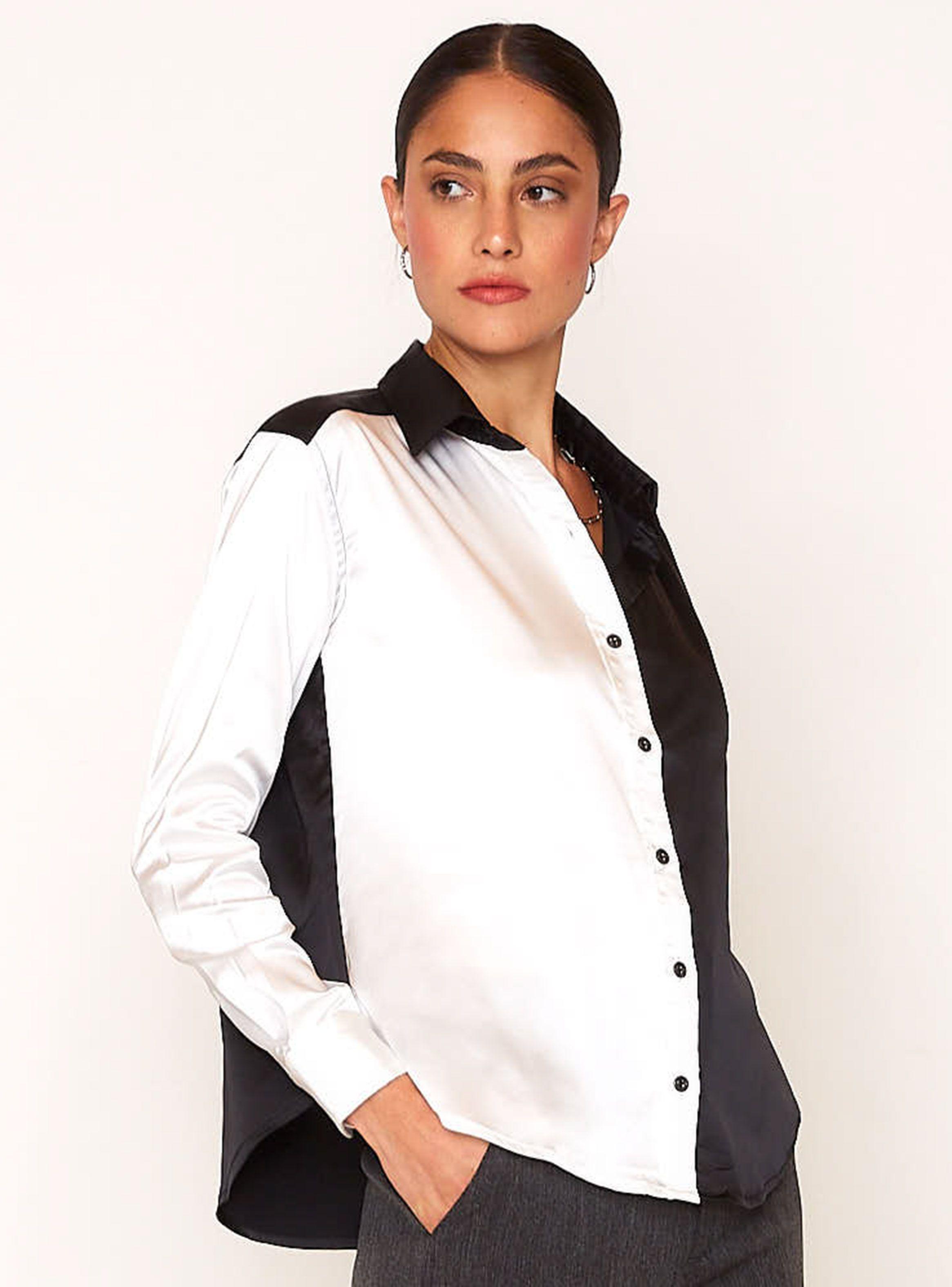 Blusa Martina Negro/Crudo-2