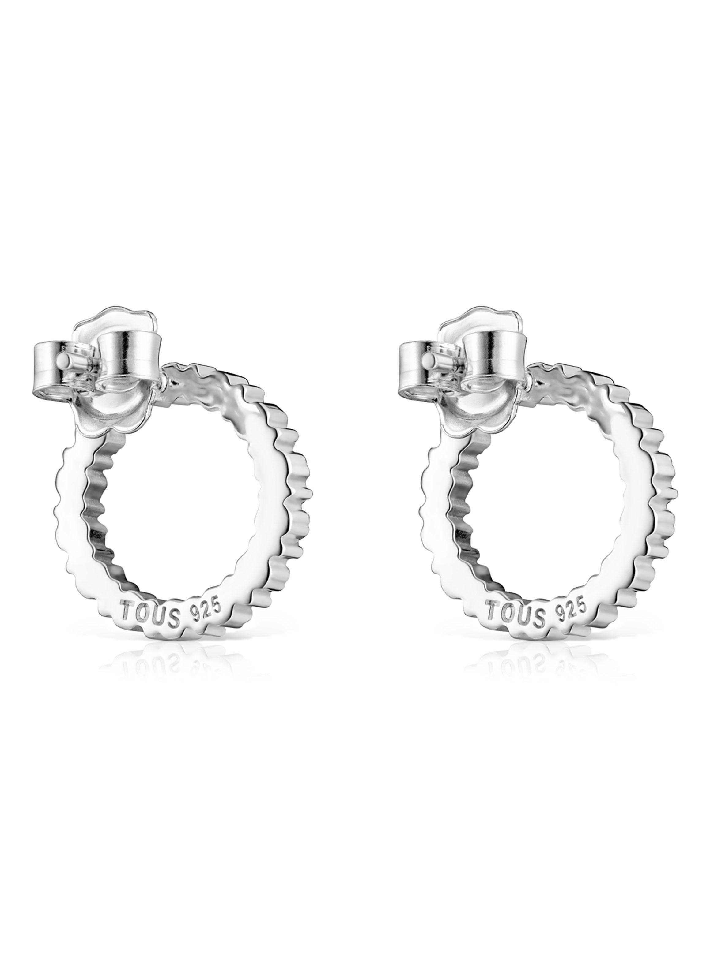 Aros Tous medianos Straight disco de Plata-3