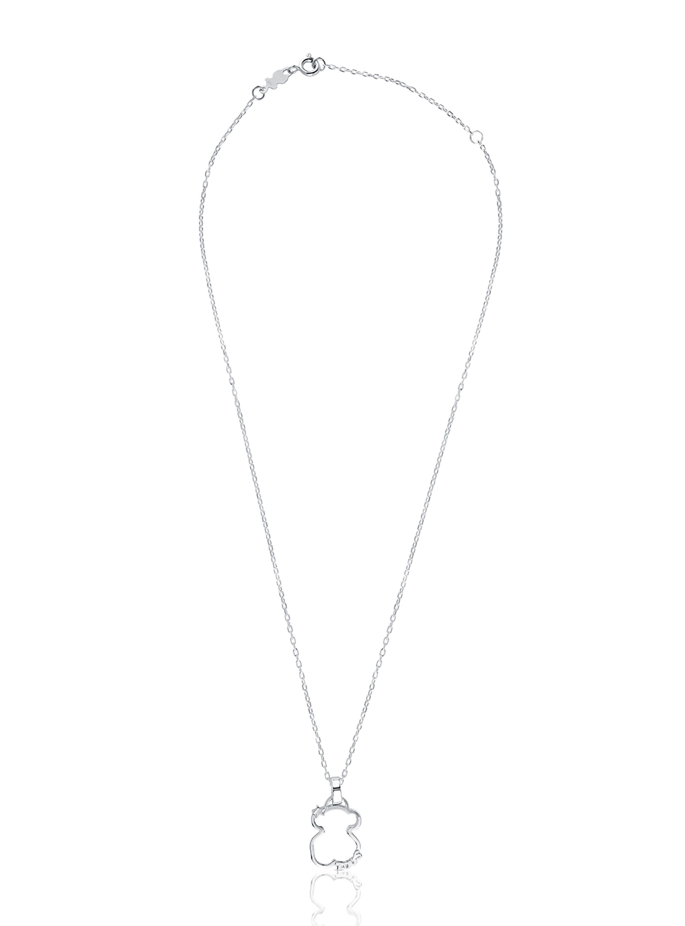 Collar Tous Silueta de Plata-0