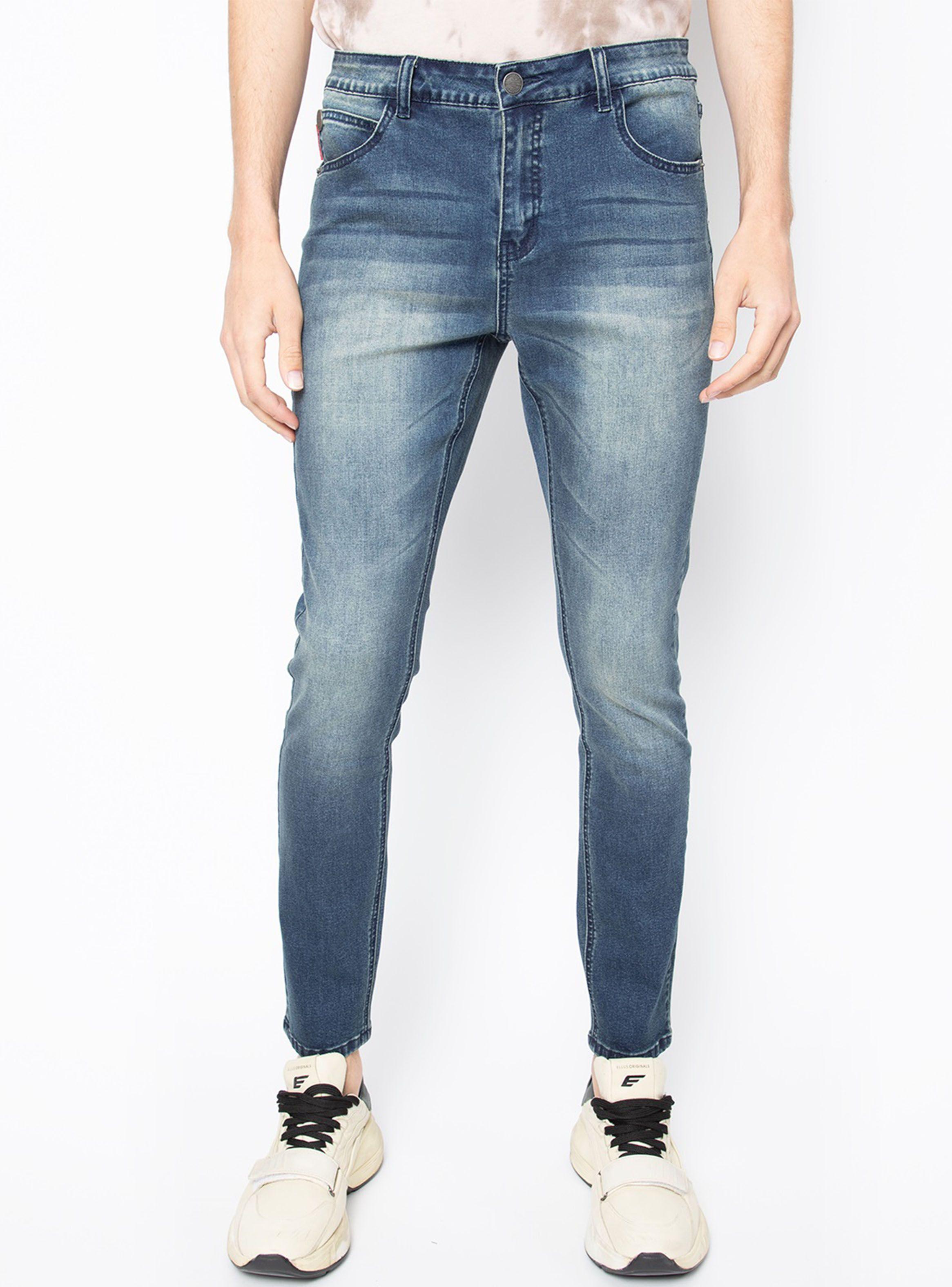 Jeans Skinny Tiro Medio Overdye-0
