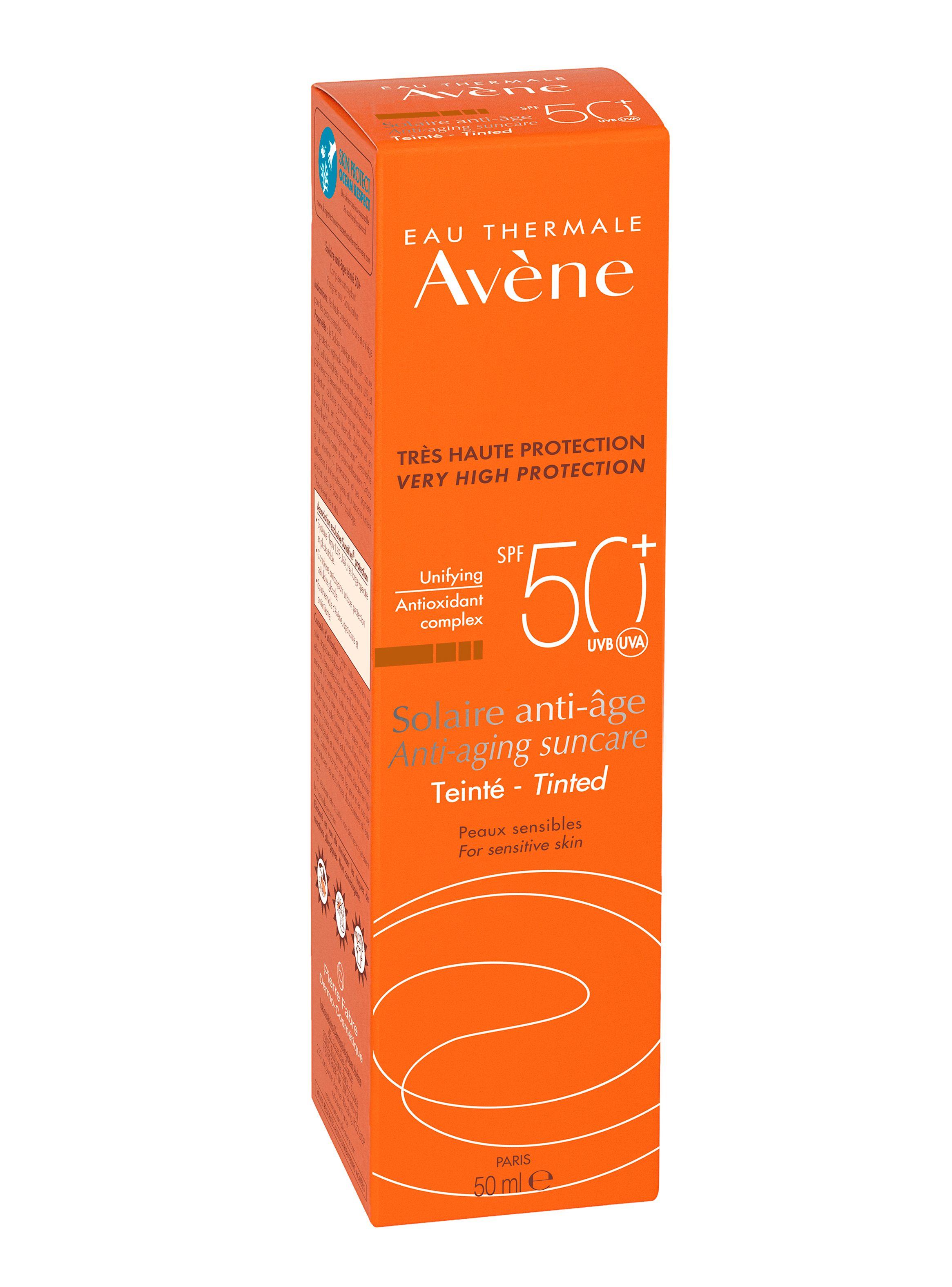 Protector Solar Antiedad SPF50+ con Color 50 ml-1