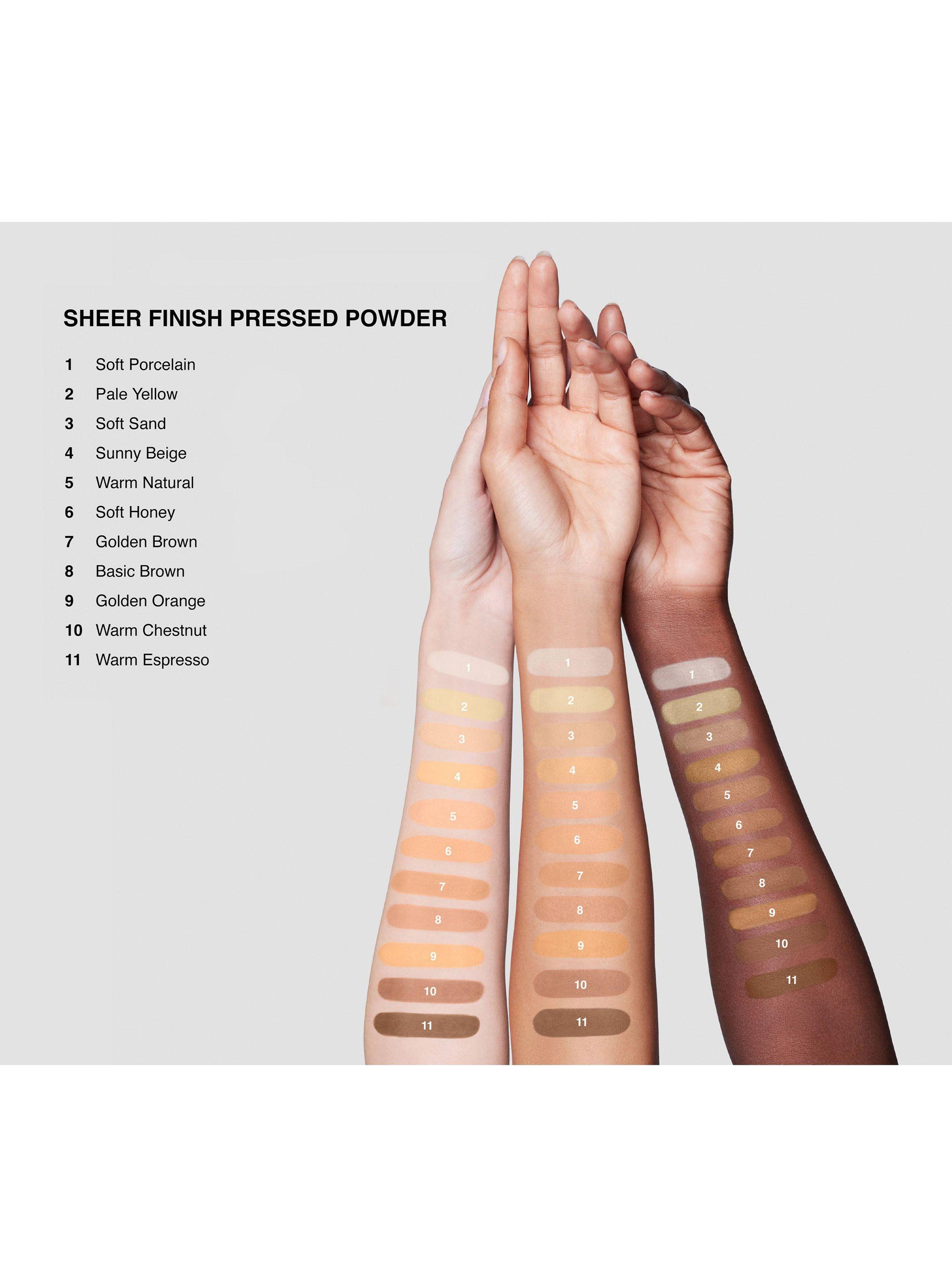Sheer Finish Pressed Powder Warm Natural-4