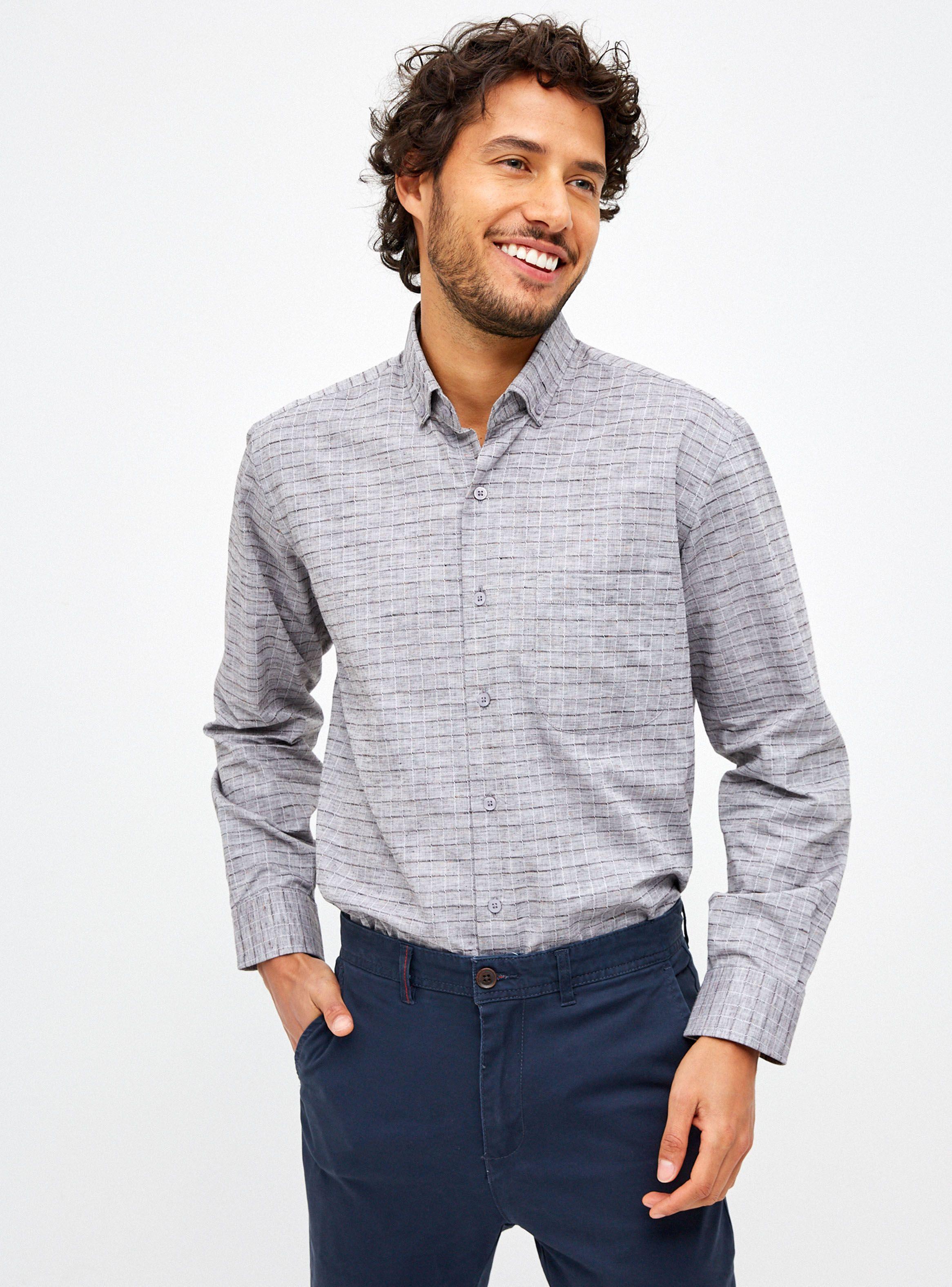 Camisa Color Manga Larga Fantasía-0