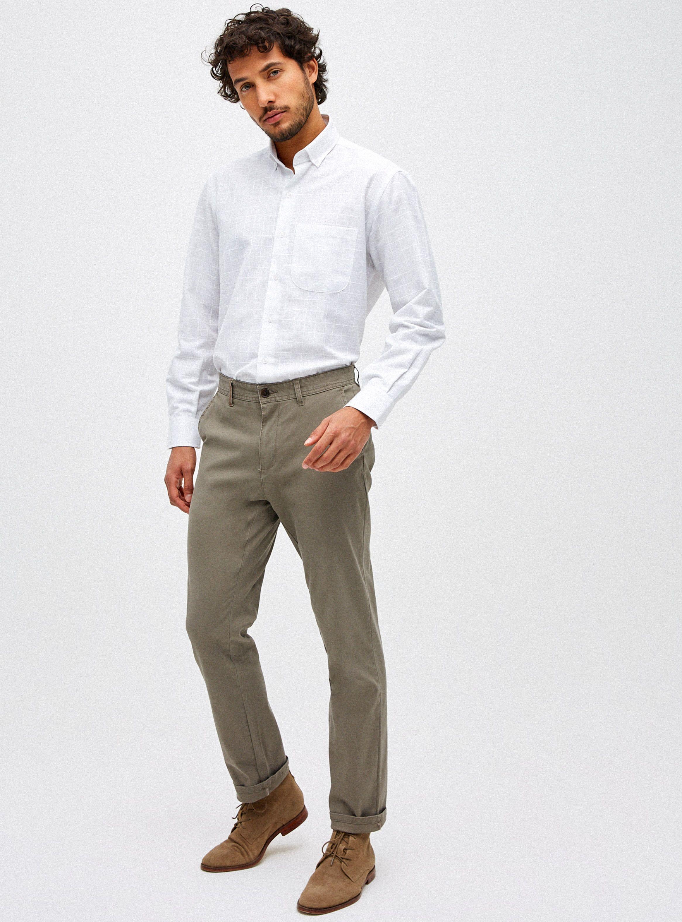 Camisa Slim Fit Manga Larga Fantasía-3