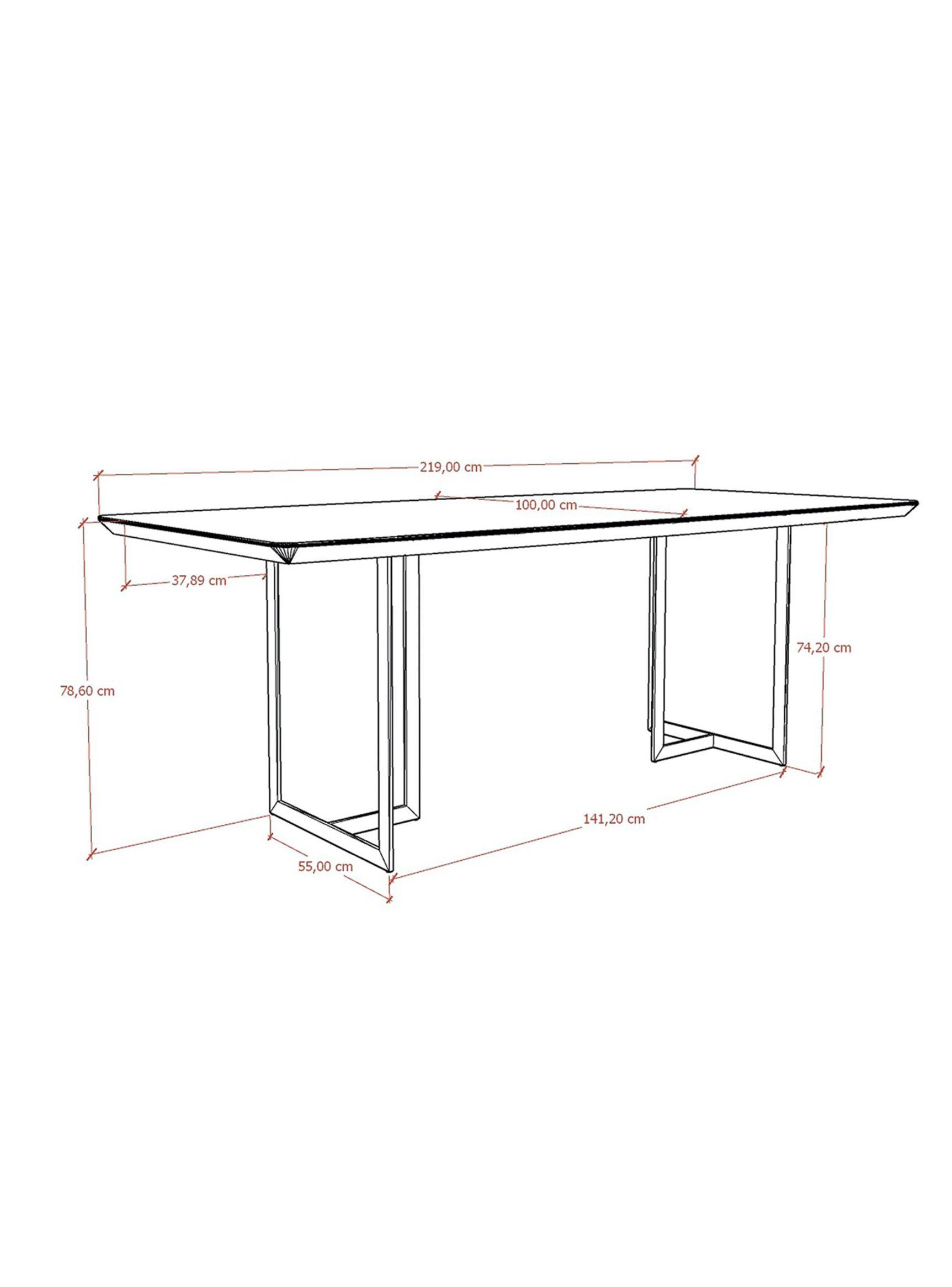 Juego Decocasa de Comedor Iron 2.2 + 8 Sillas Girat Selina-3