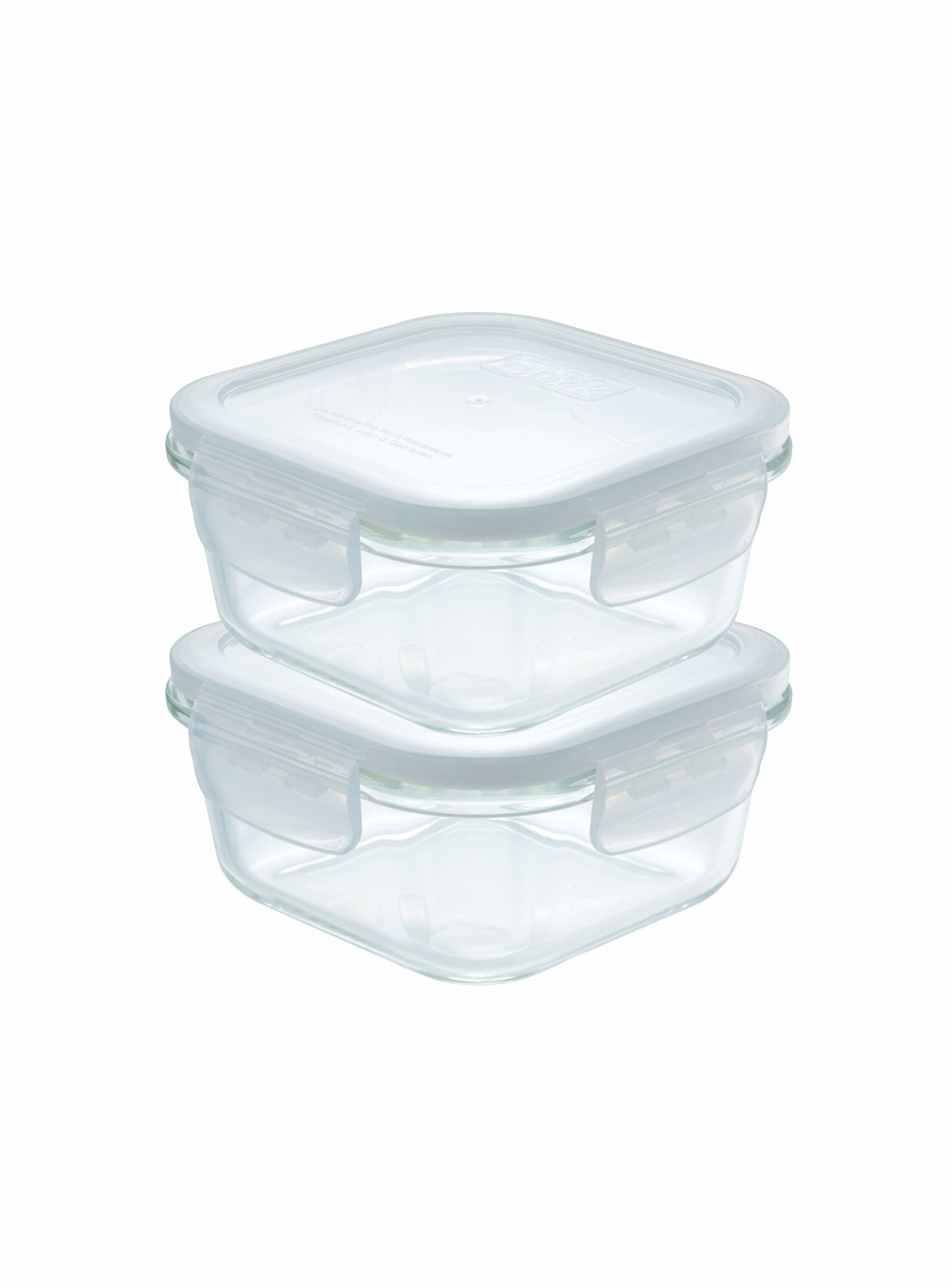 Set 2 Contenedores 520 ml Vidrio-0