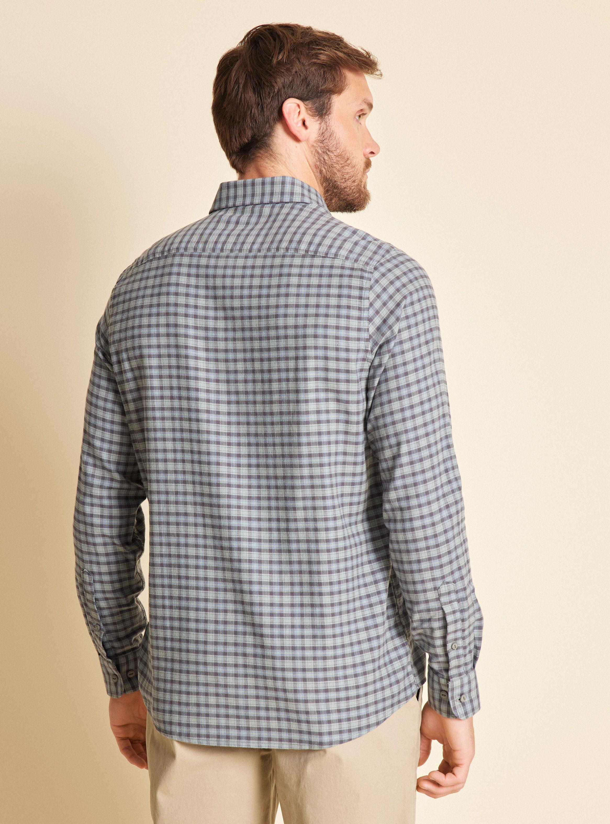 Camisa de Vestir checks lino-1