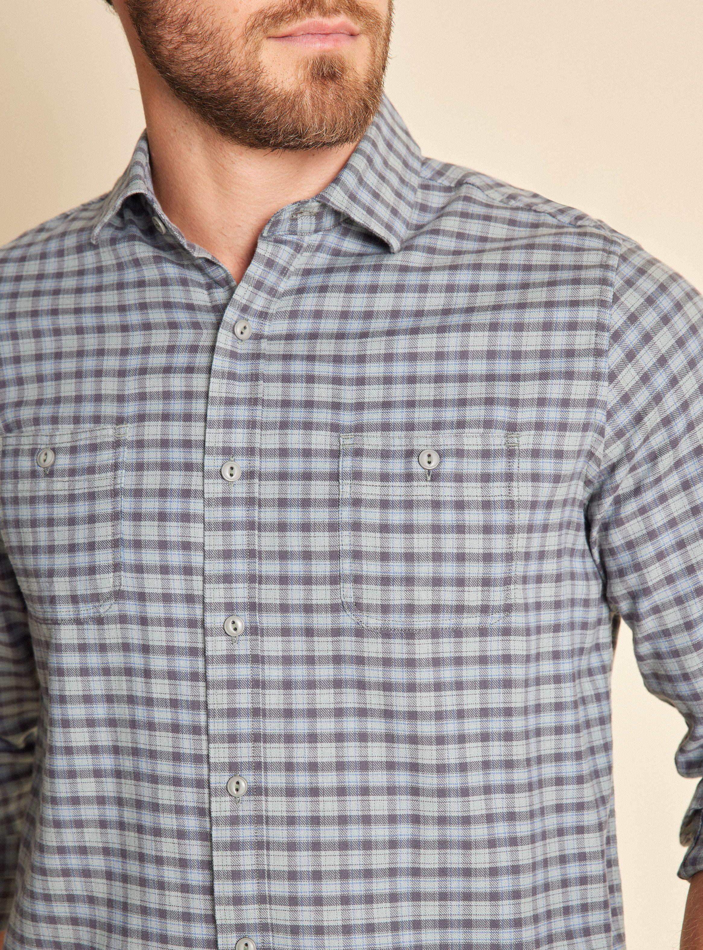 Camisa de Vestir checks lino-3