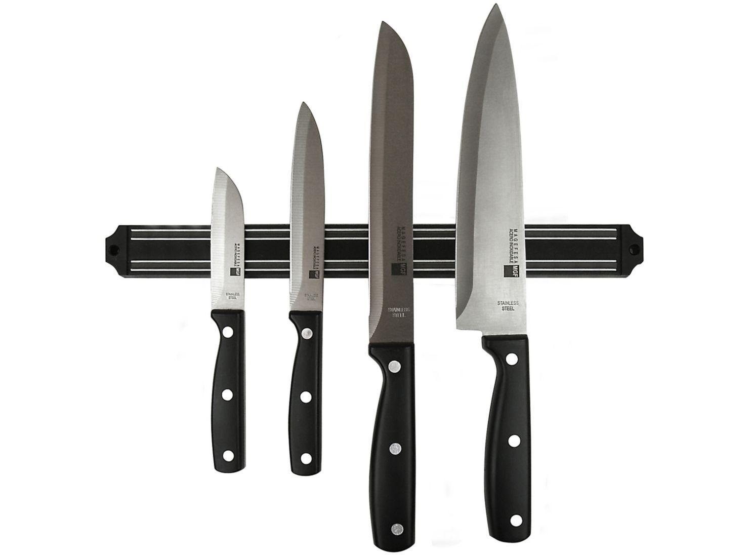 Set Cuchillos Blade 4 Piezas + Soporte Imán-0