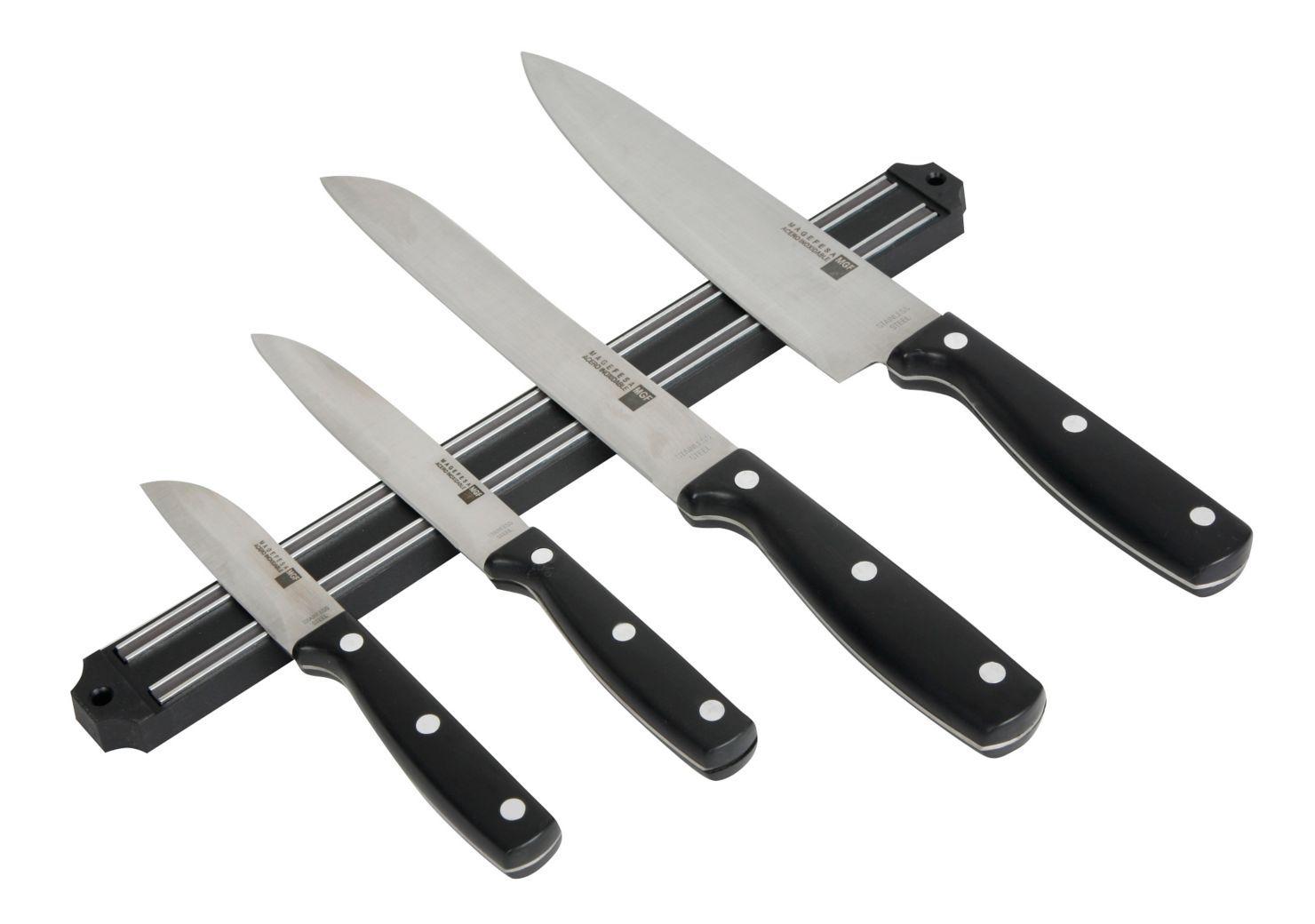 Set Cuchillos Blade 4 Piezas + Soporte Imán-1