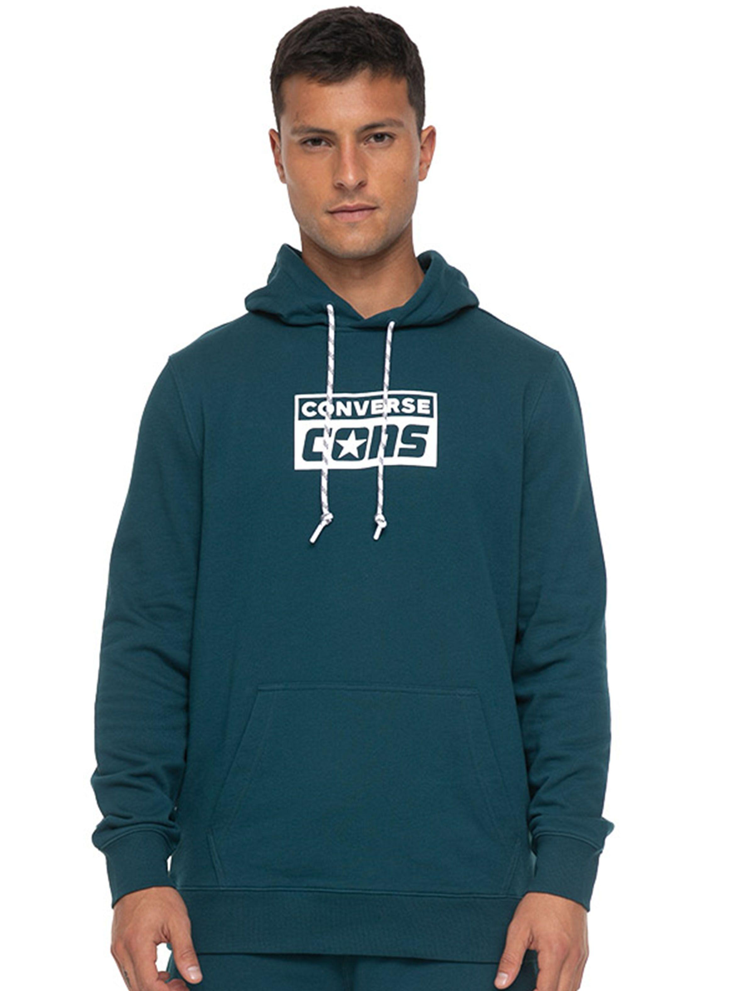 Polerón Cons Hoodie Azul-0