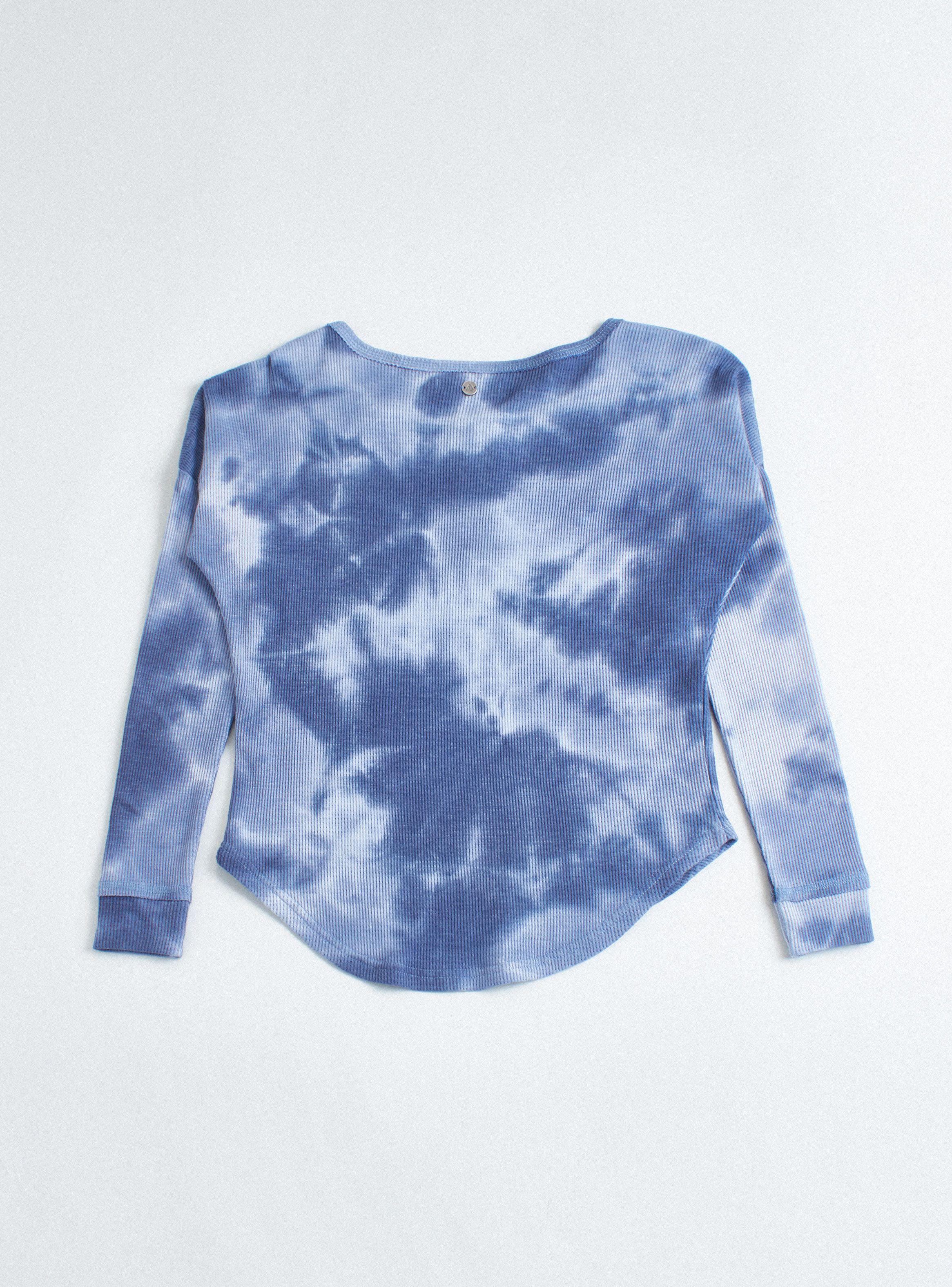 Polera Textura Waffle Tie Dye-2