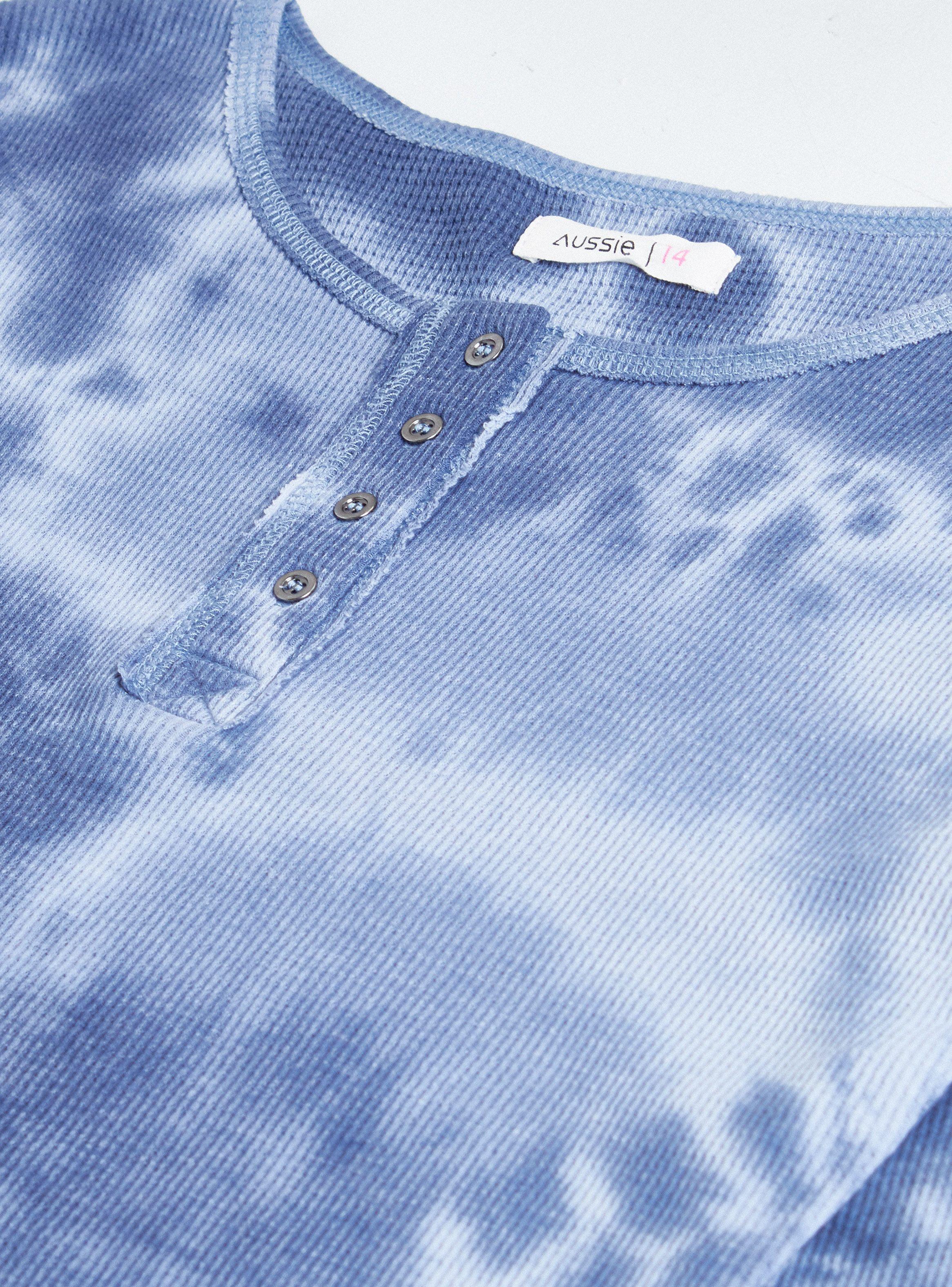 Polera Textura Waffle Tie Dye-3