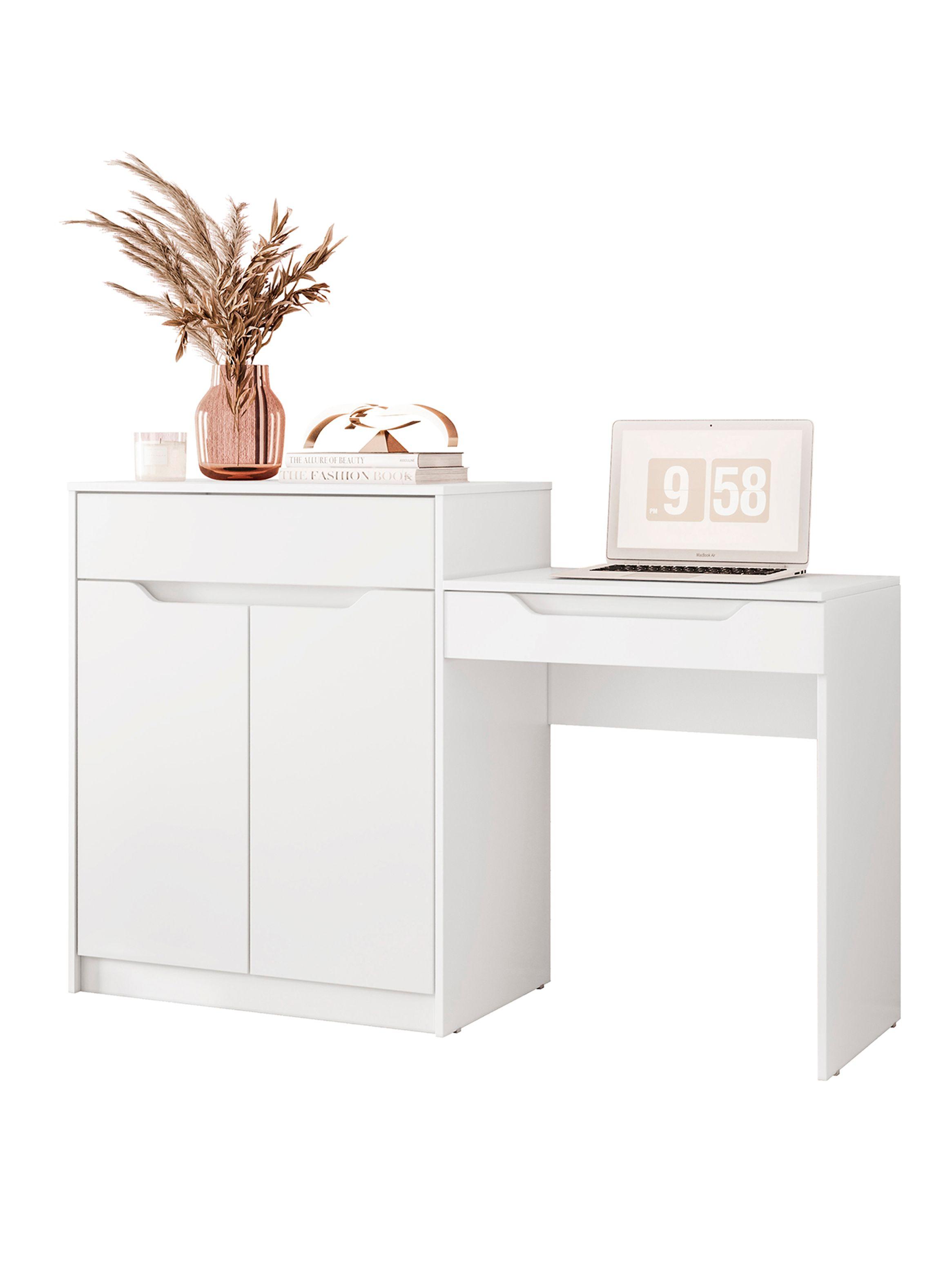 Tocador Trend Blanco Matte 2 Puertas 1 Cajón-2
