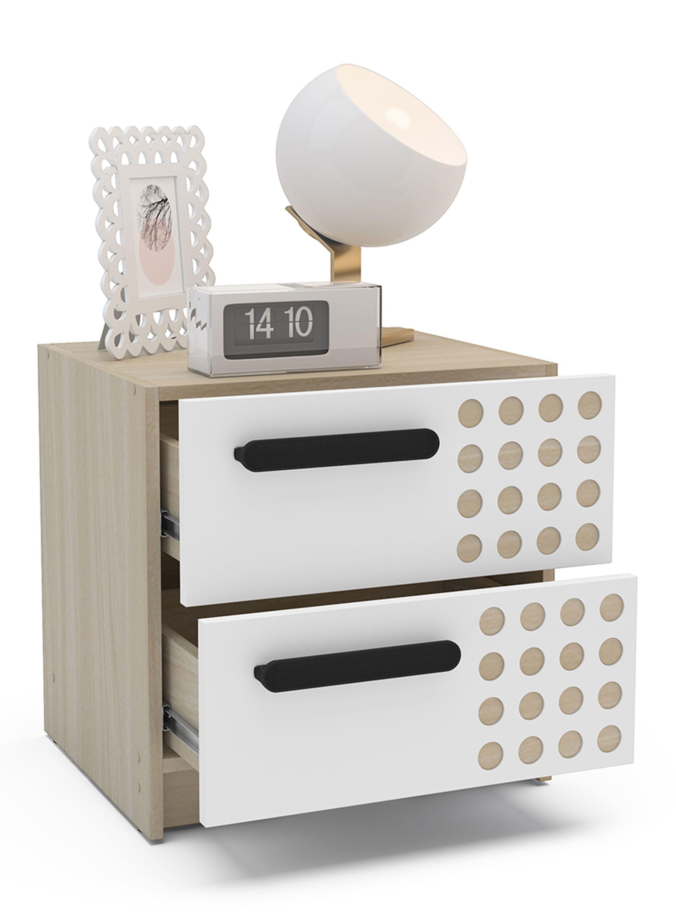 Velador Domi 2 Cajones-2