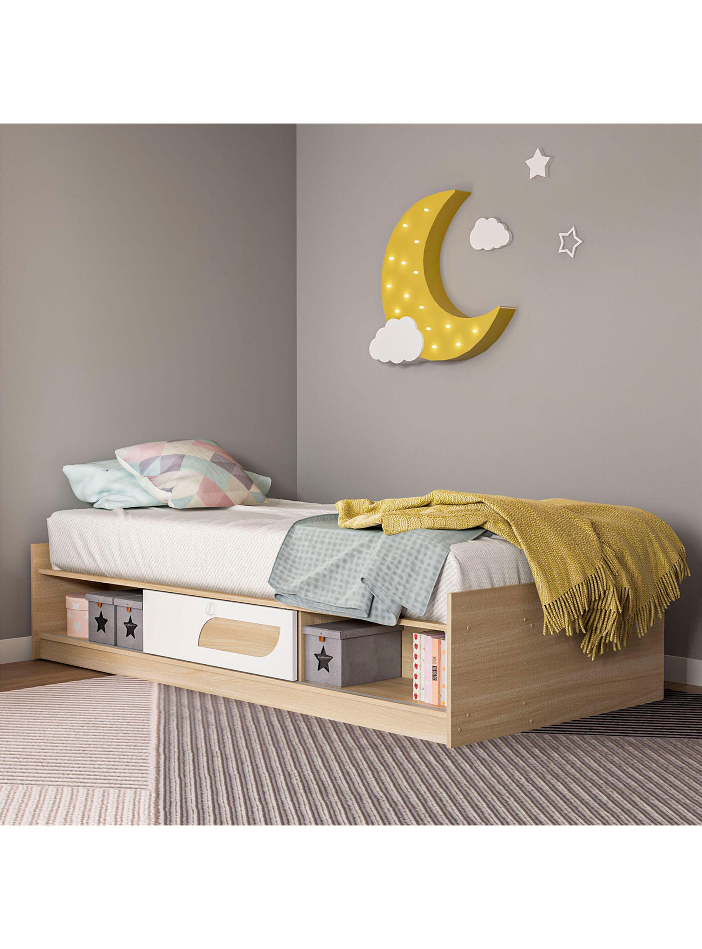 Cama Funcional 1 Plaza Fox-3