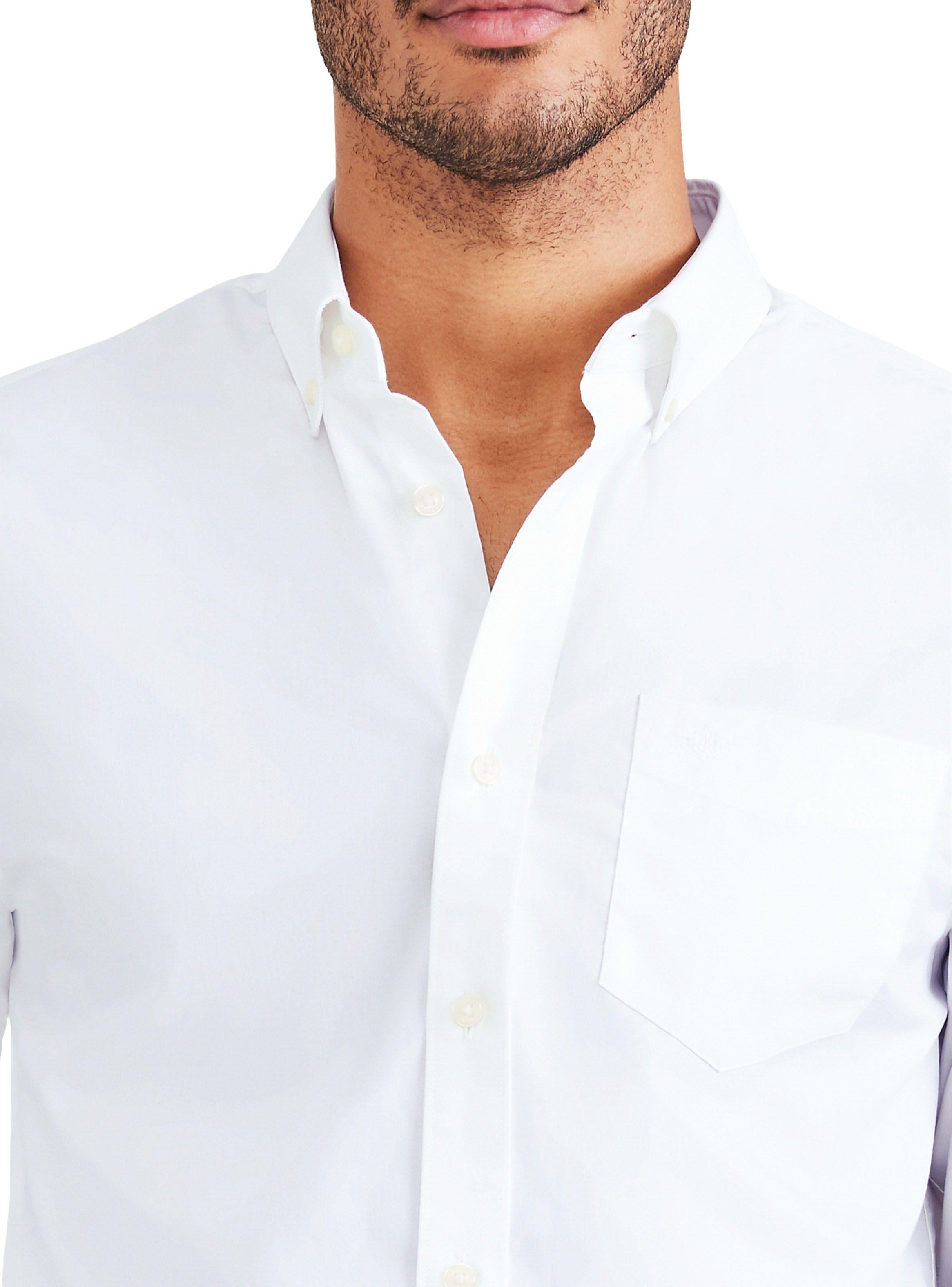 Camisa Sólida Estilo Oxford-2