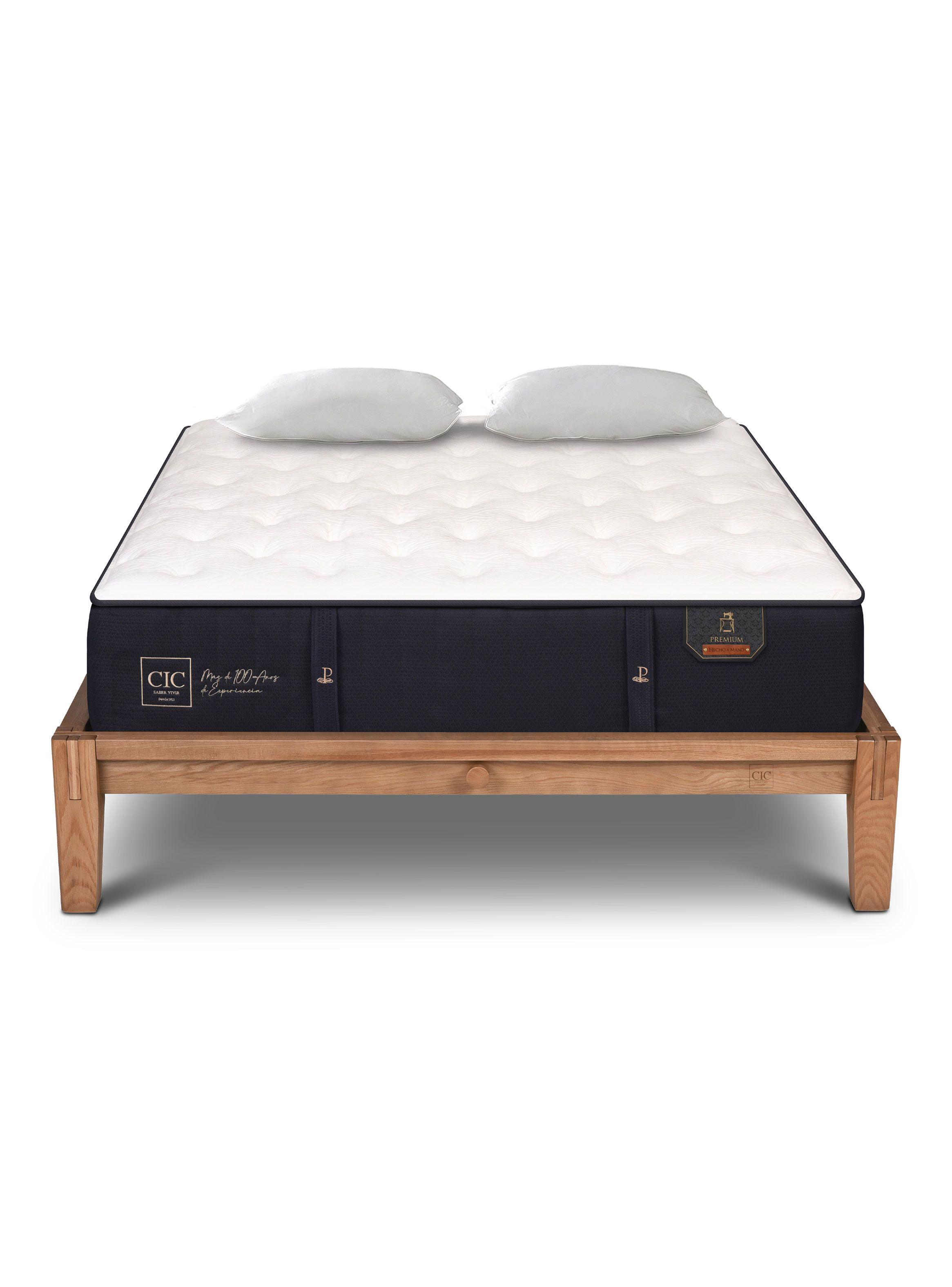 Cama Oak Premium King + Almohada-2