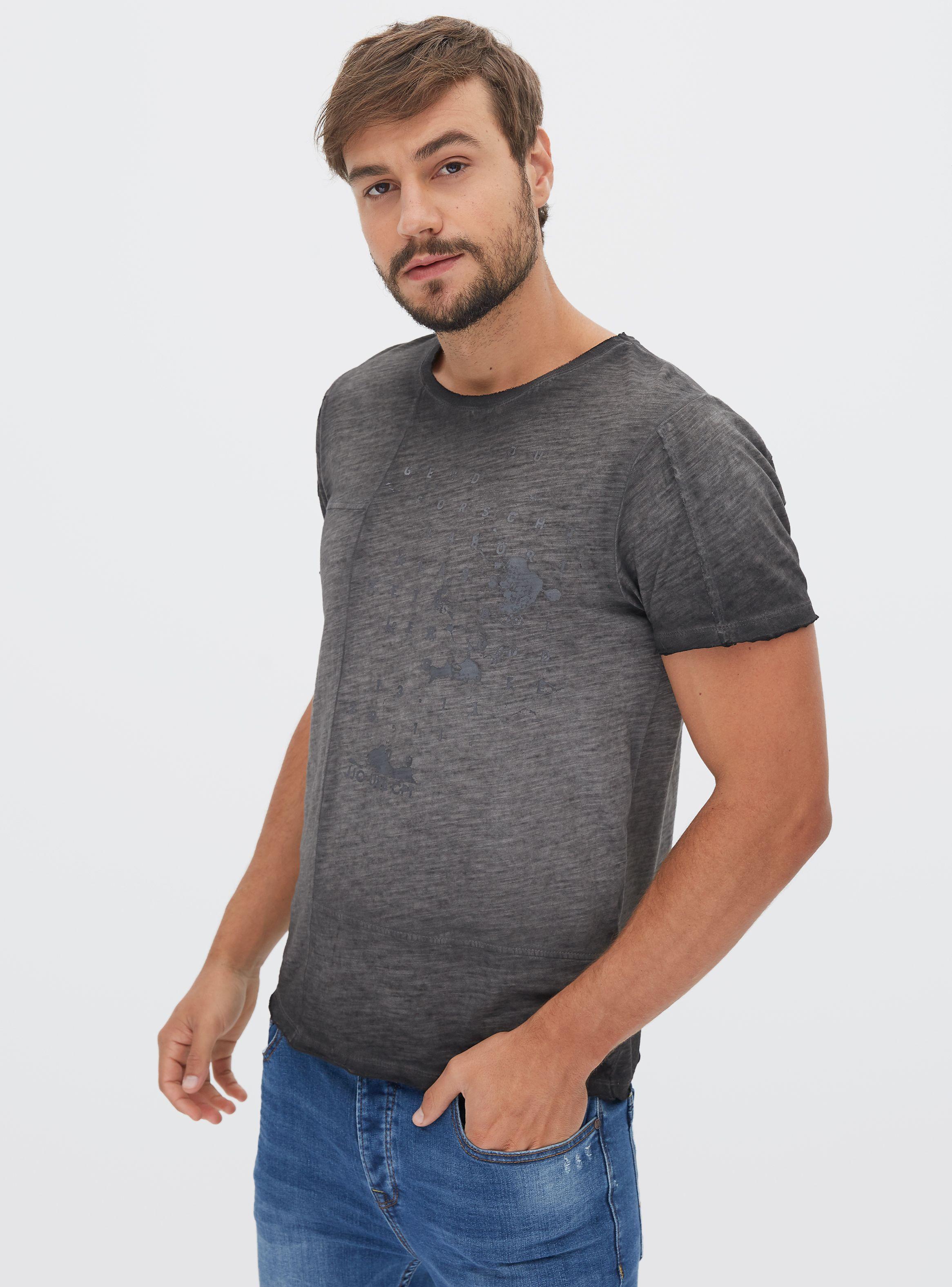 Polera JJO Manga Corta Cortes Lavada-0