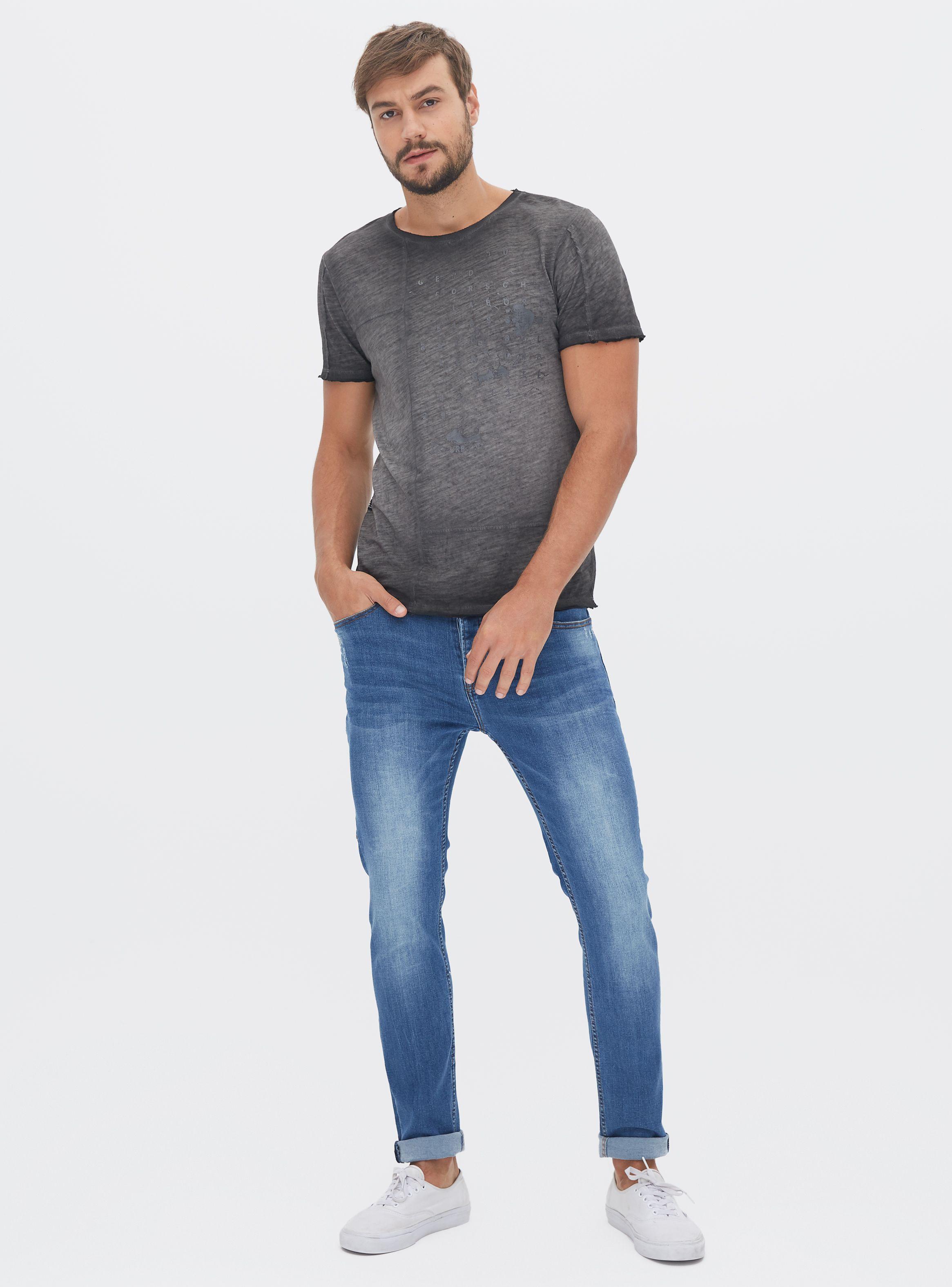 Polera JJO Manga Corta Cortes Lavada-3