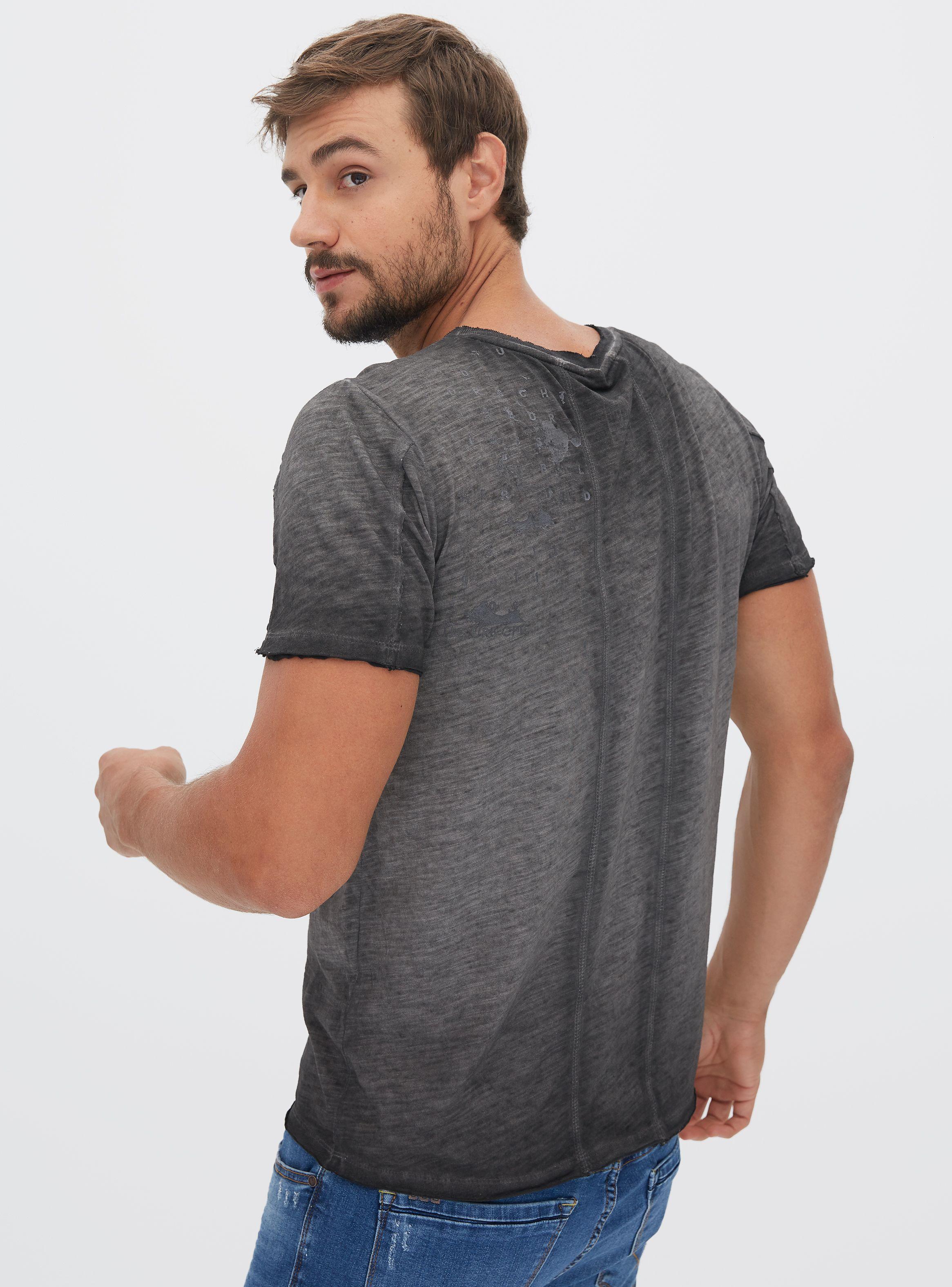 Polera JJO Manga Corta Cortes Lavada-1