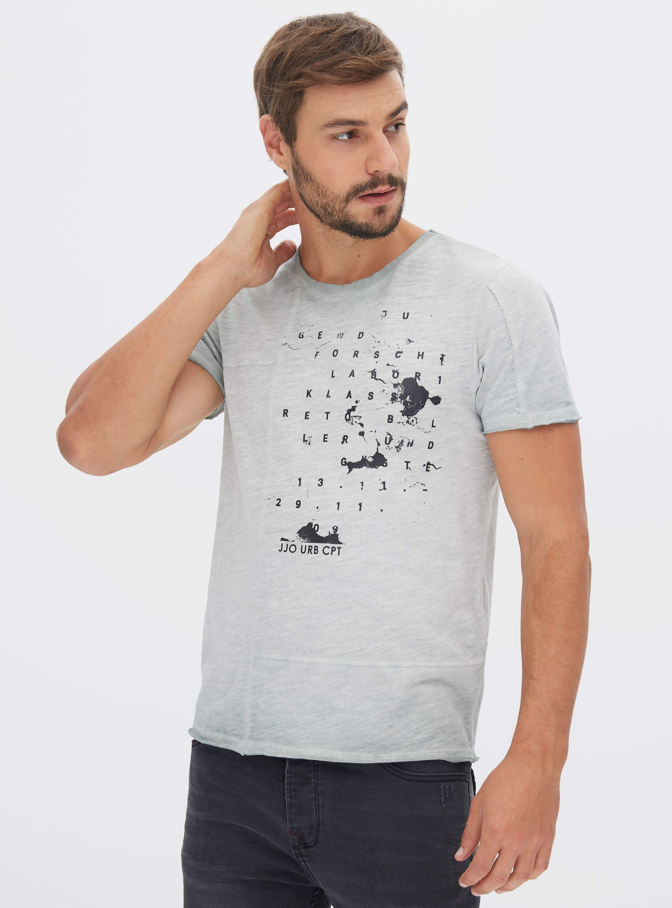 Polera JJO Manga Corta Cortes Lavada-0