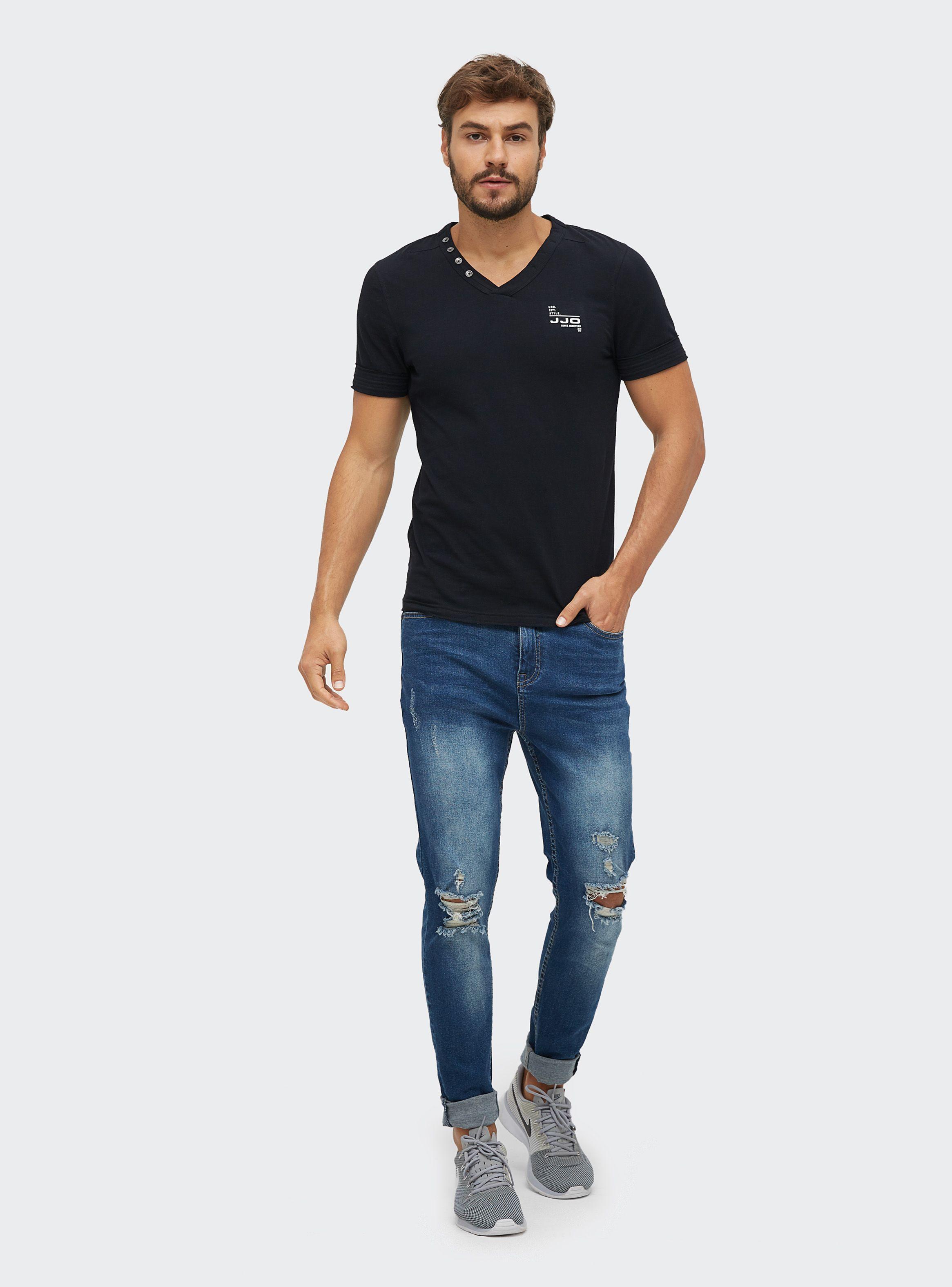 Polera Muscle Fit Cuello V JJO-3
