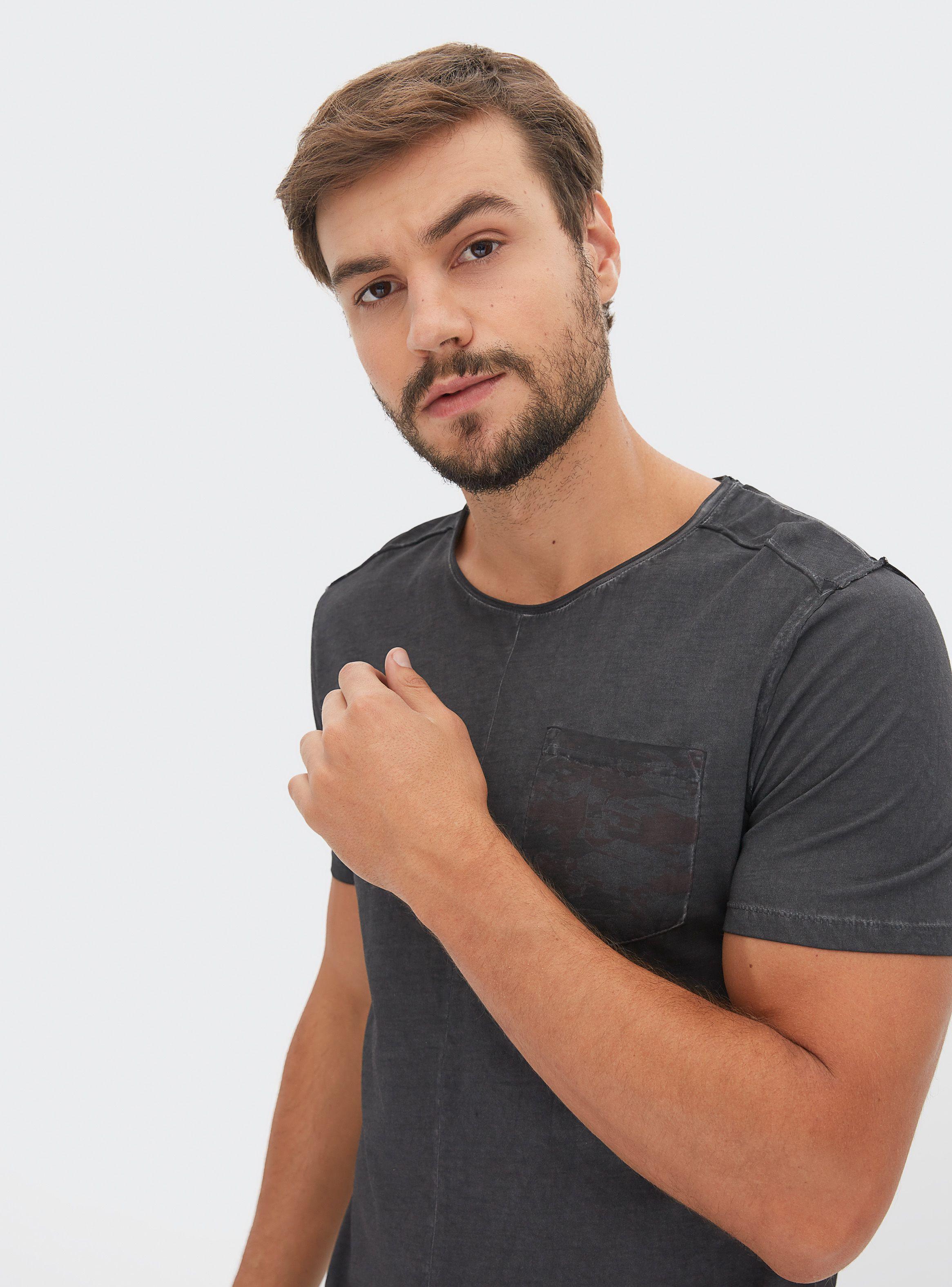 Polera Bolsillo Camo Lavado Dirty-2