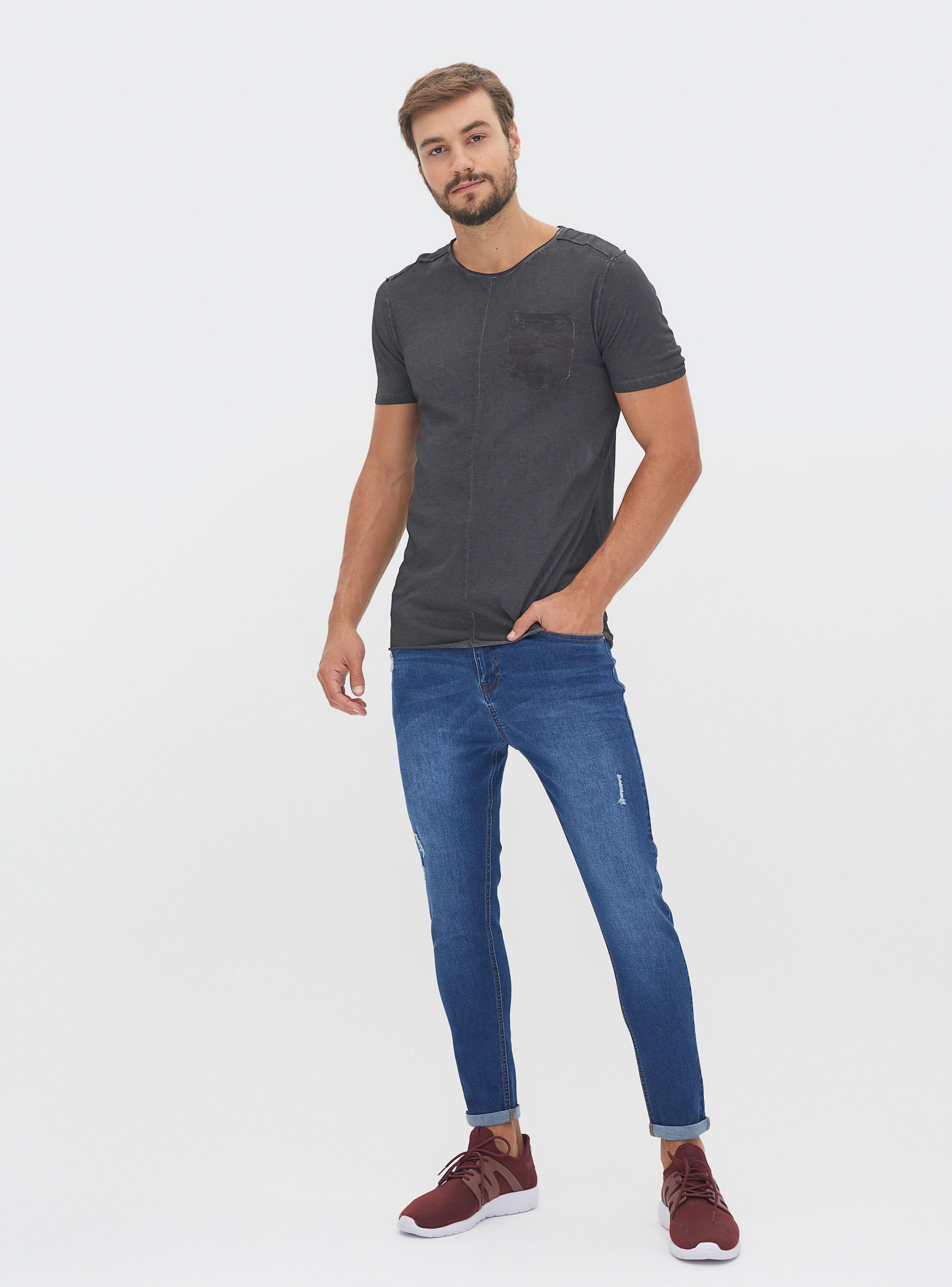Polera Bolsillo Camo Lavado Dirty-3
