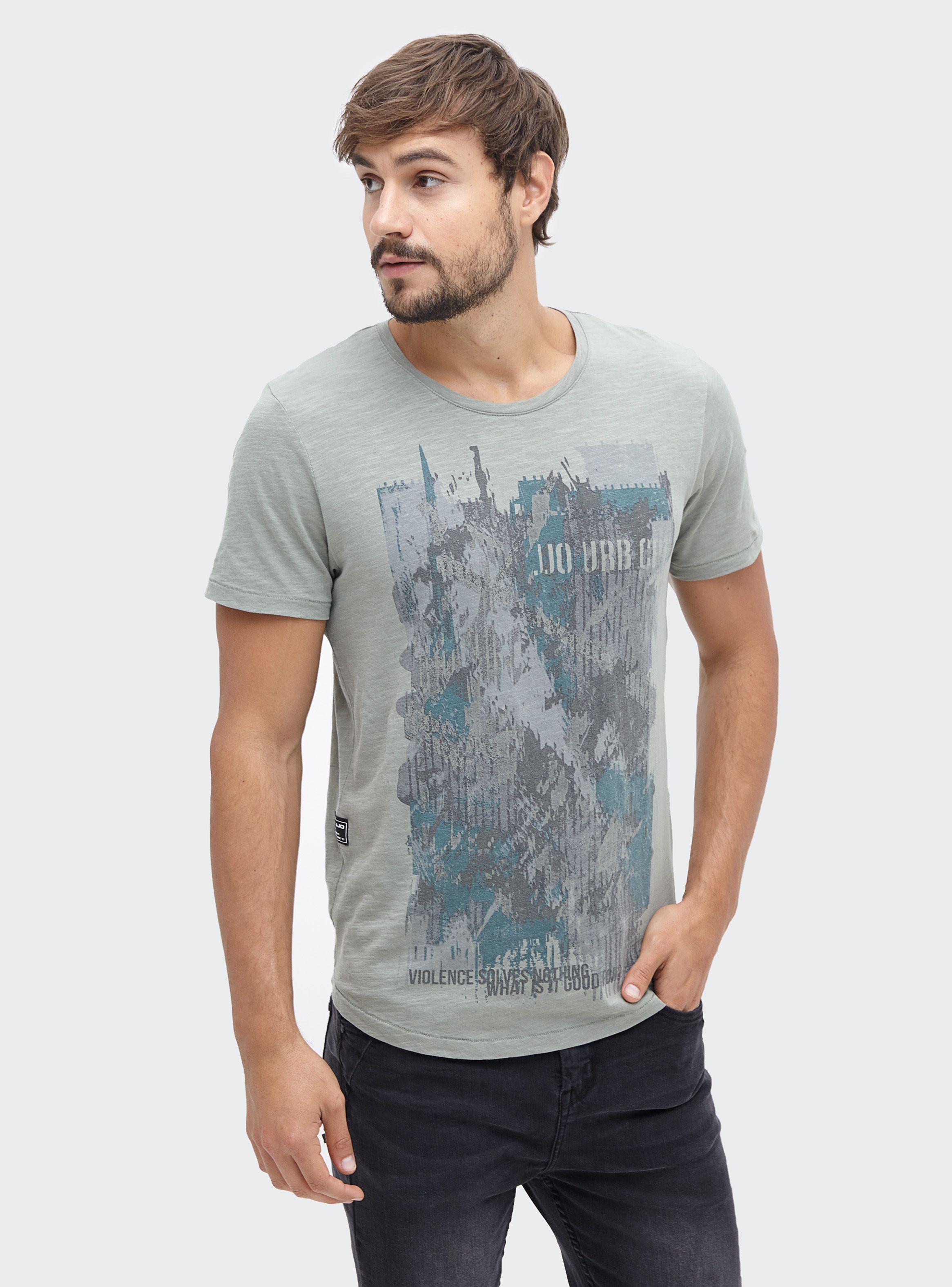 Polera JJO Estampado Central Manga Corta-0