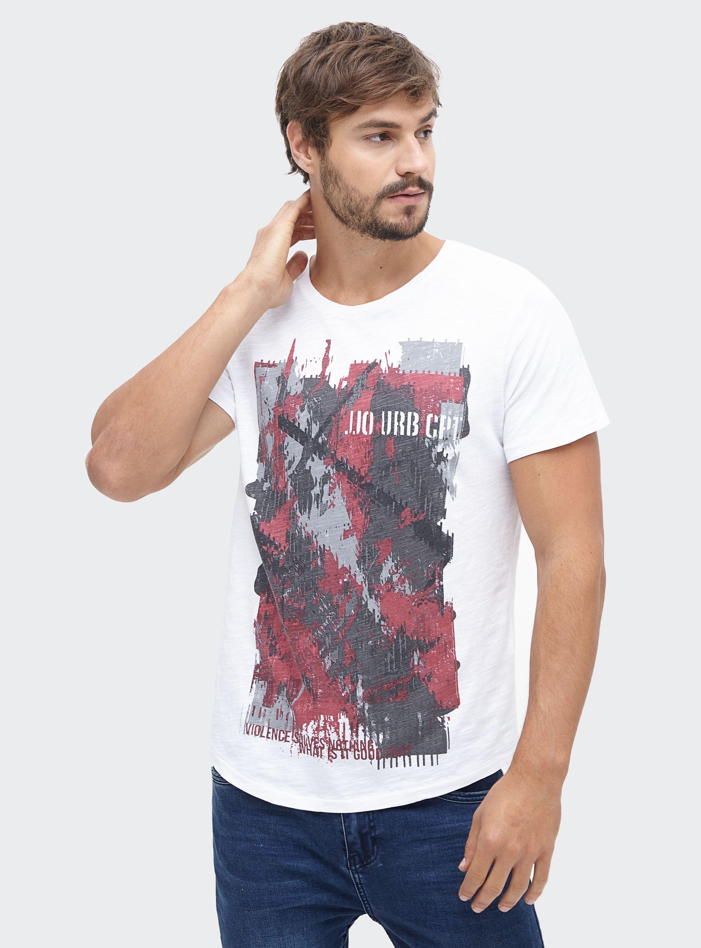 Polera JJO Estampado Central Manga Corta-0