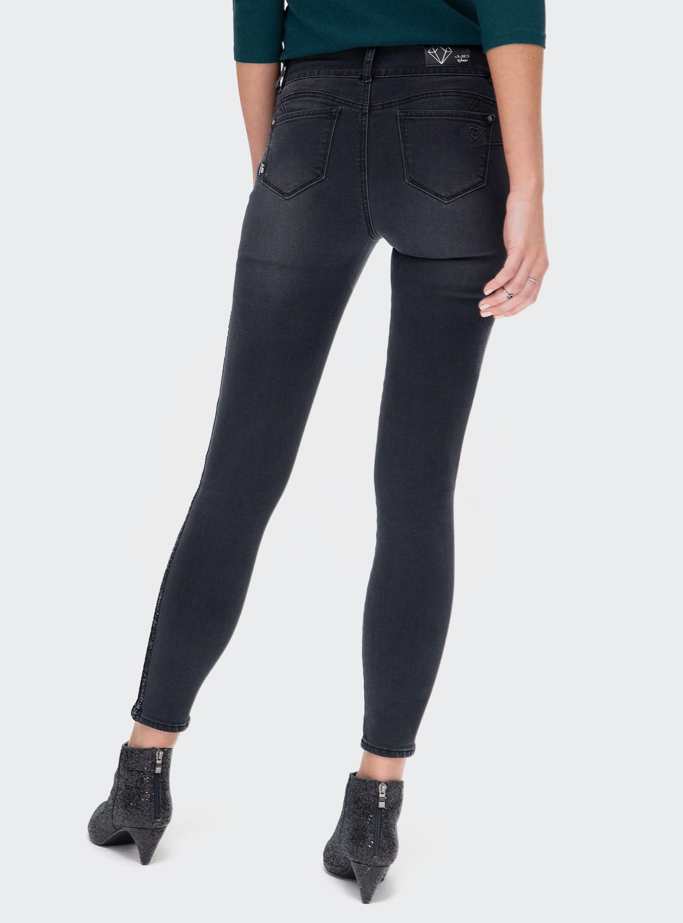 Jeans Skinny Cinta de Terciopelo Jjo-1