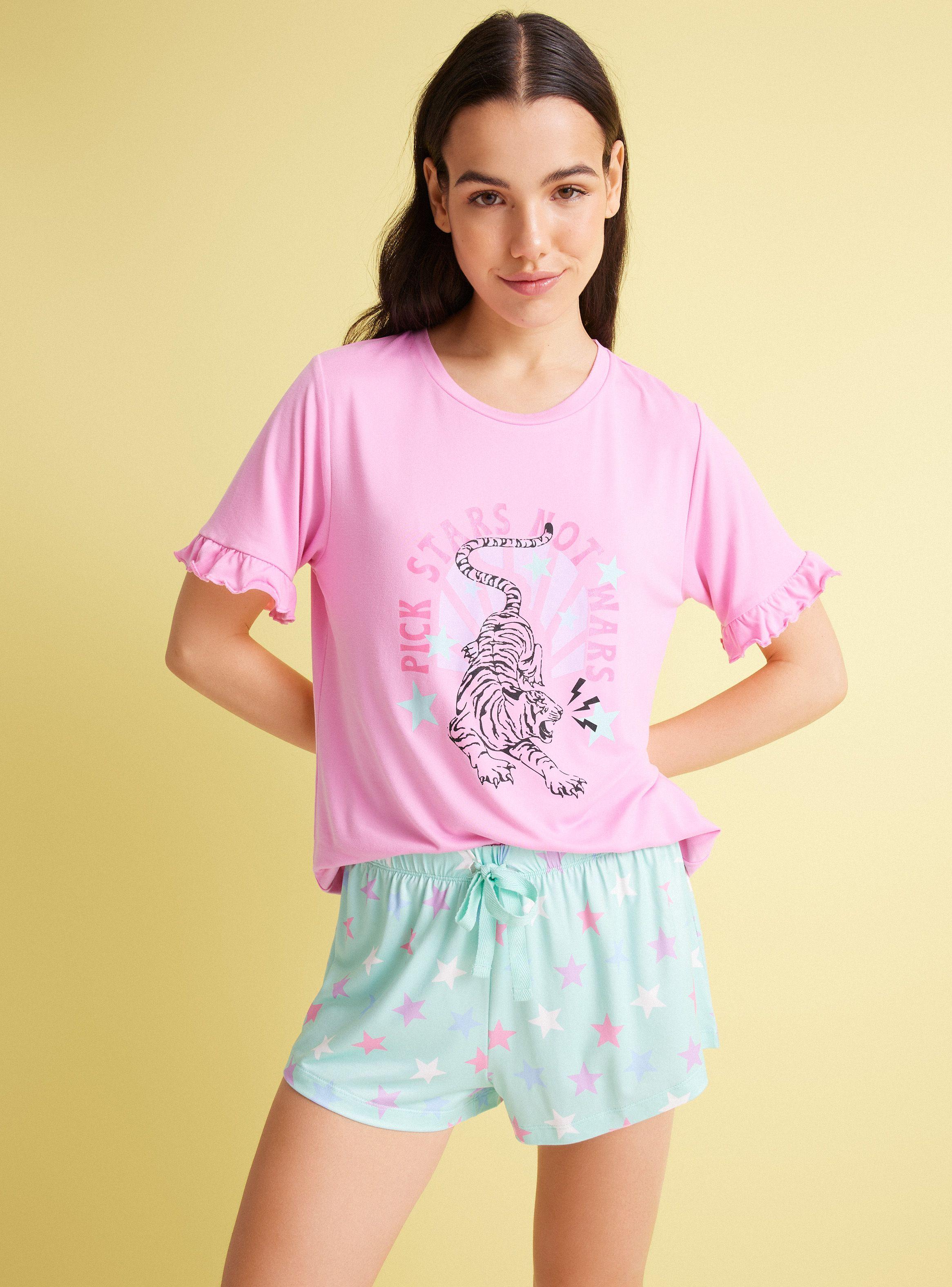 Short Pijama Full Print-0