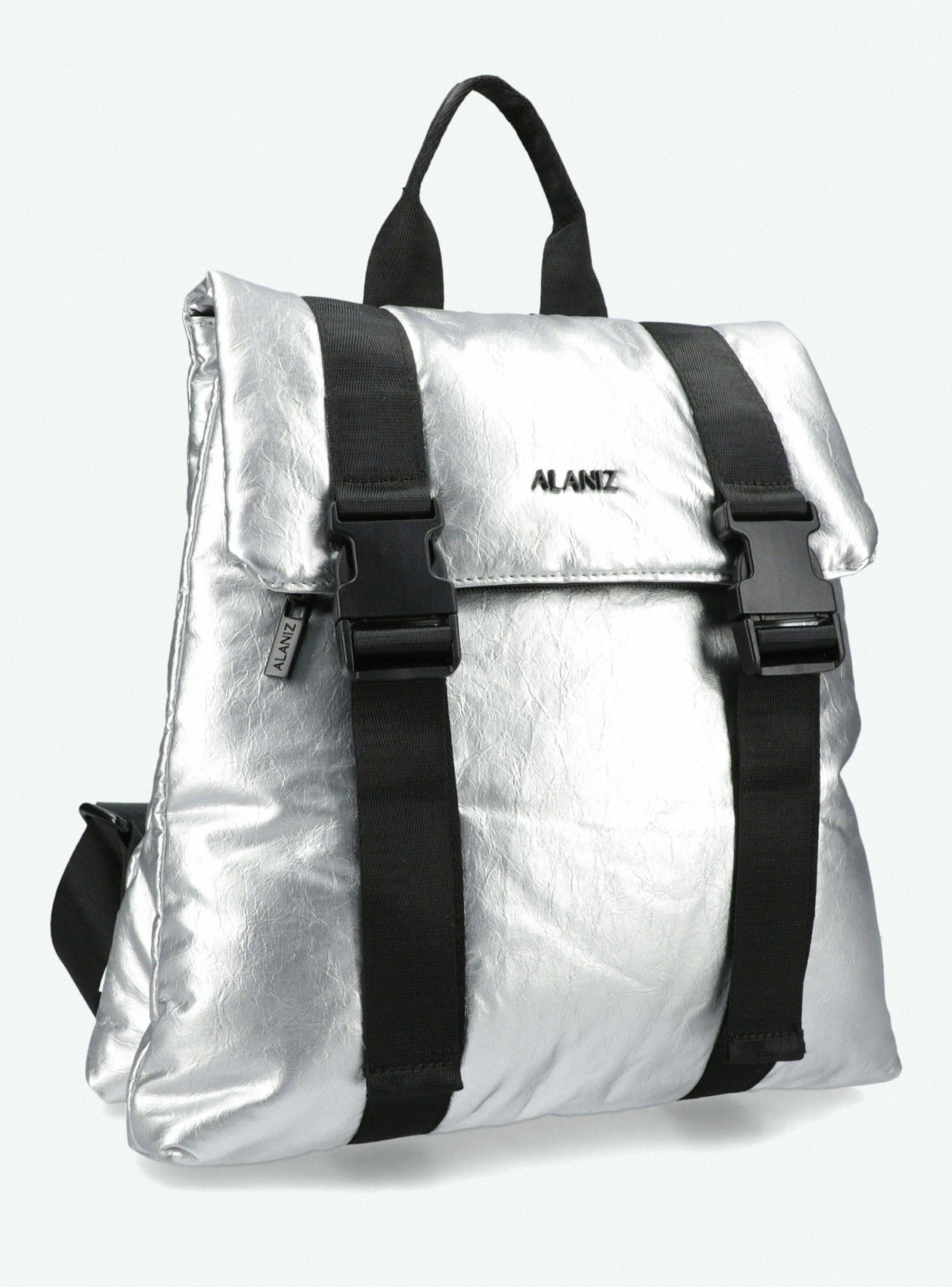 Mochila De Pu Reciclado Con Hebillas-3