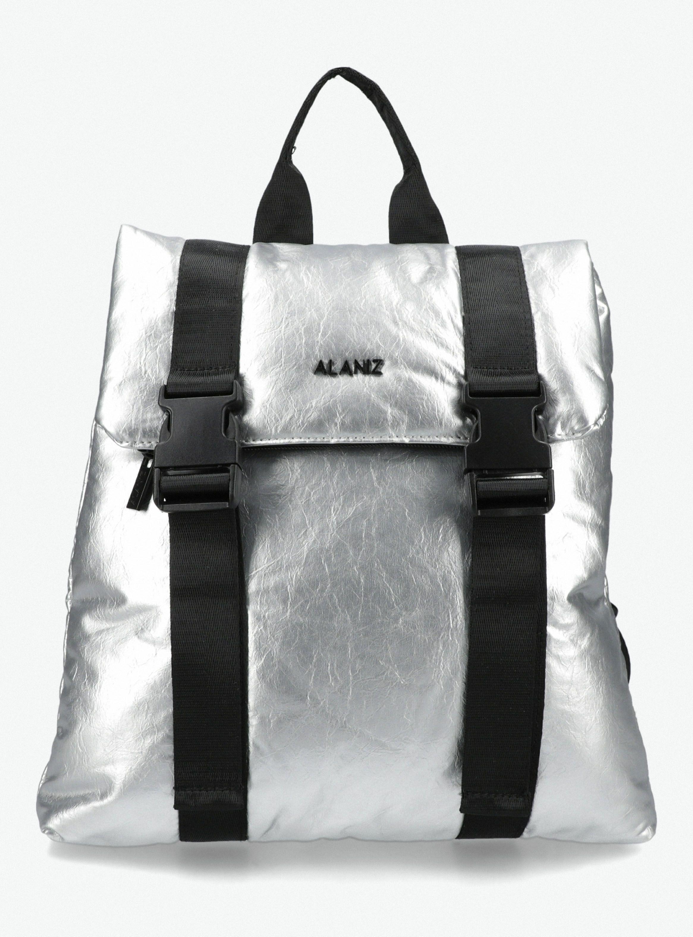 Mochila De Pu Reciclado Con Hebillas-2