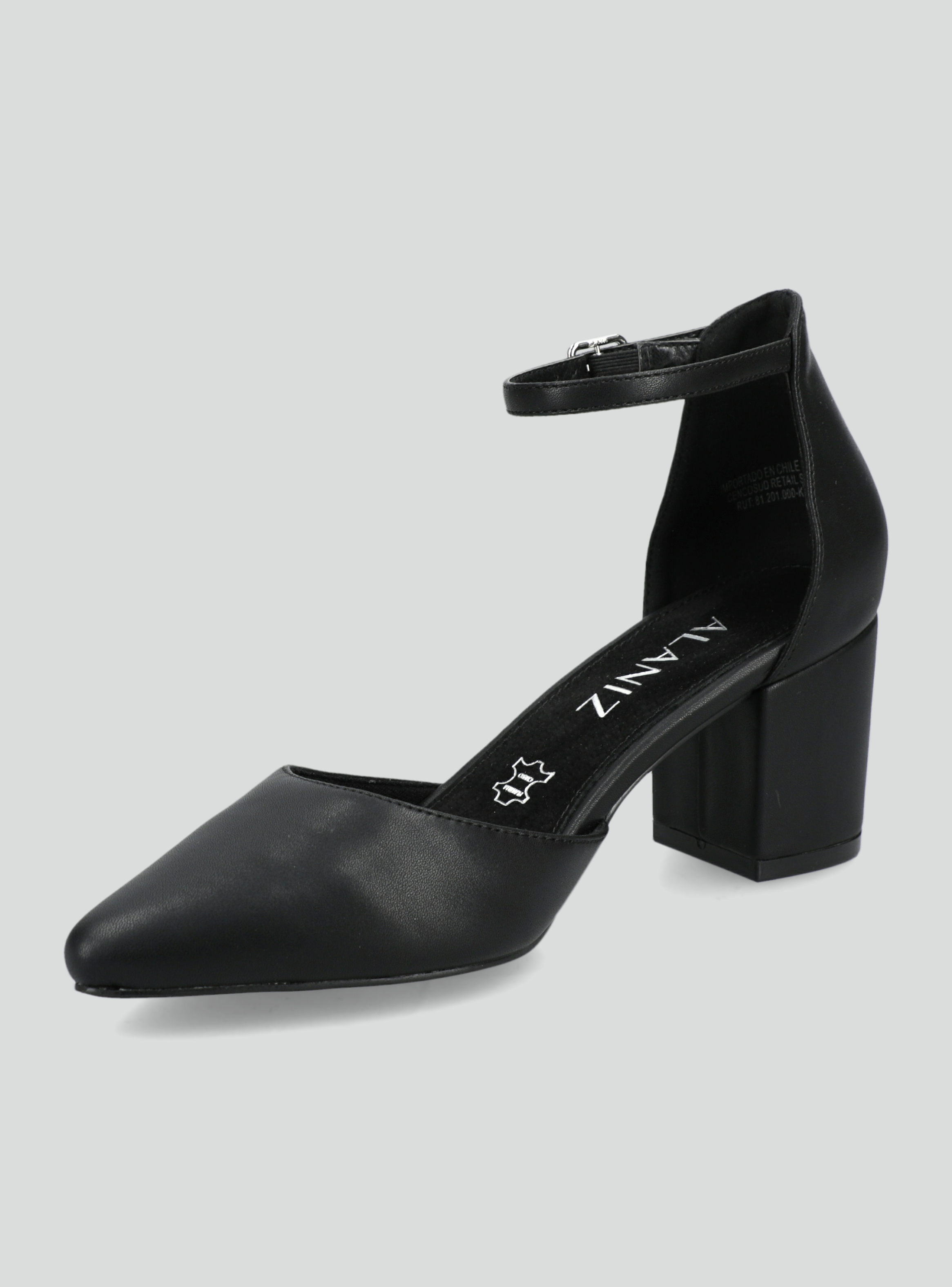 Zapato de Fiesta con Taco y Hebilla Mujer-2