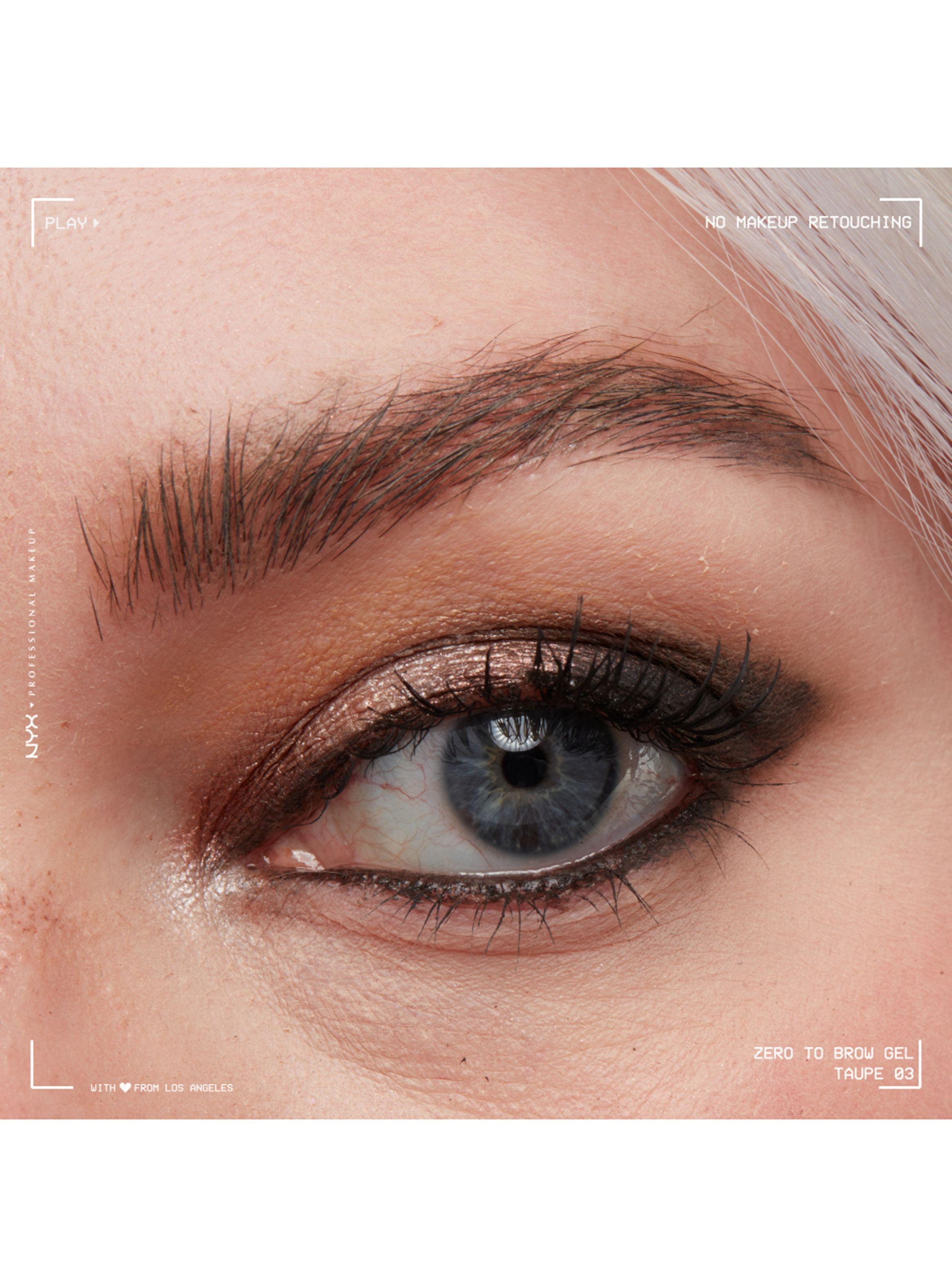 Gel de Cejas NYX Professional Makeup Zero To Brow Taupe 2 ml-3