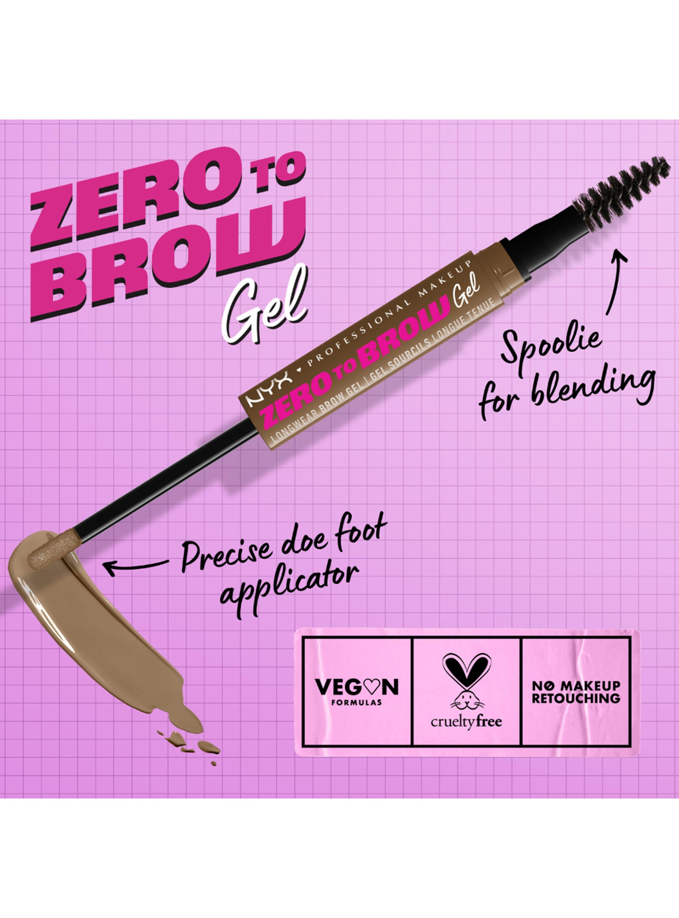 Gel de Cejas NYX Professional Makeup Zero To Brow Taupe 2 ml-4