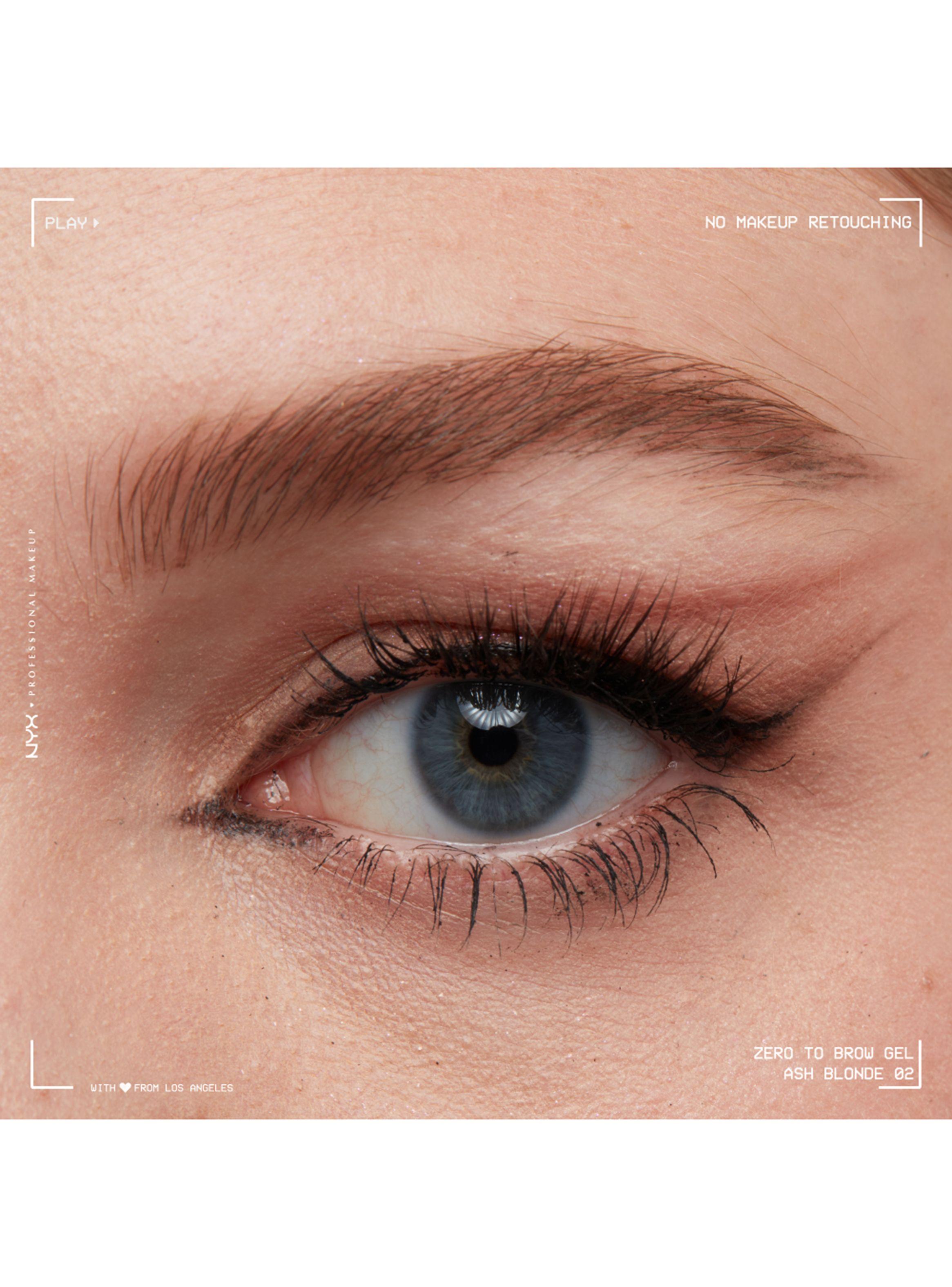 Gel de Cejas NYX Professional Makeup Zero To Brow Ash Blonde 2 ml-3