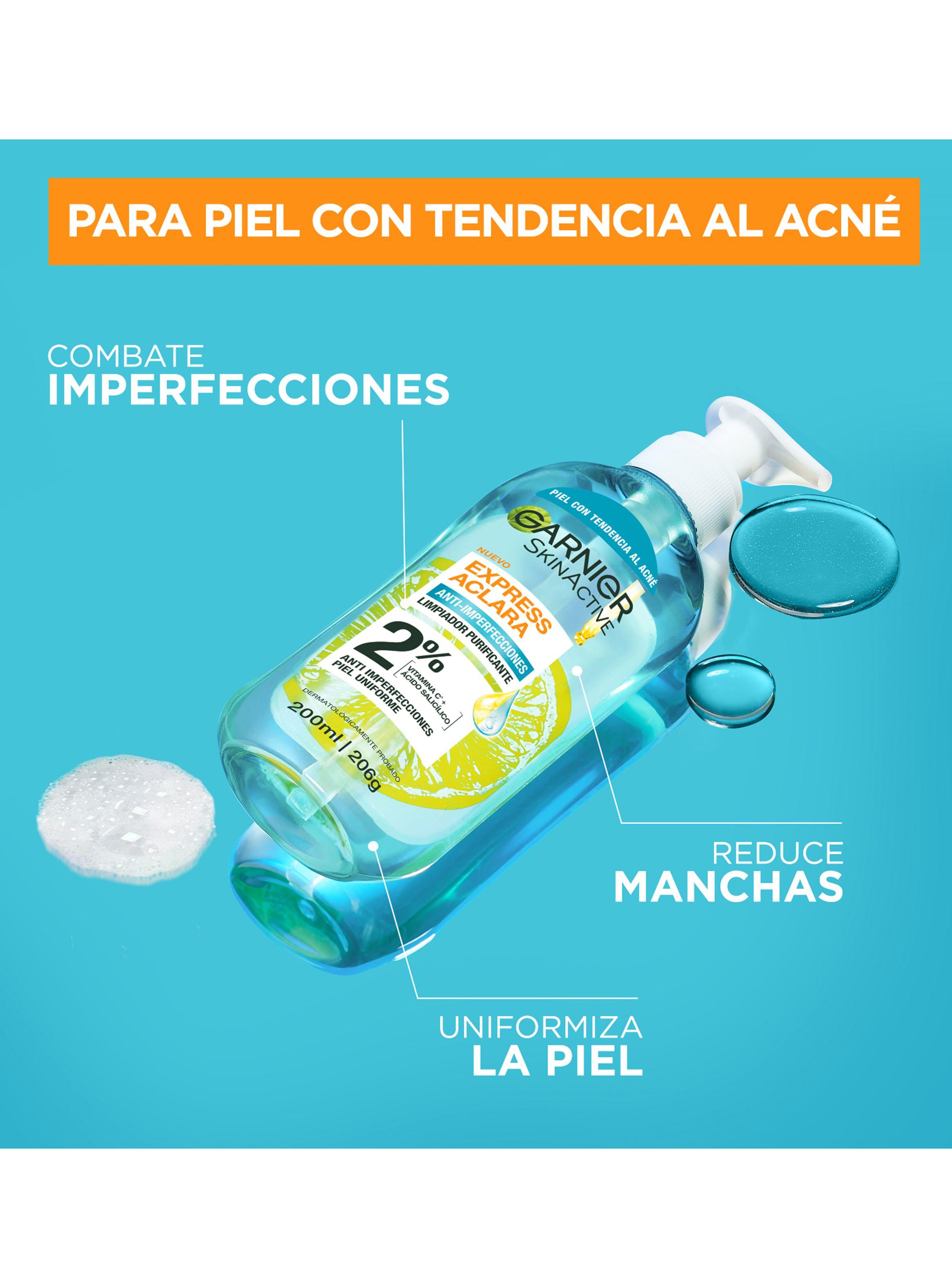 Gel Limpiador Garnier Anti-Imperfecciones Express Aclara 200 ml-2