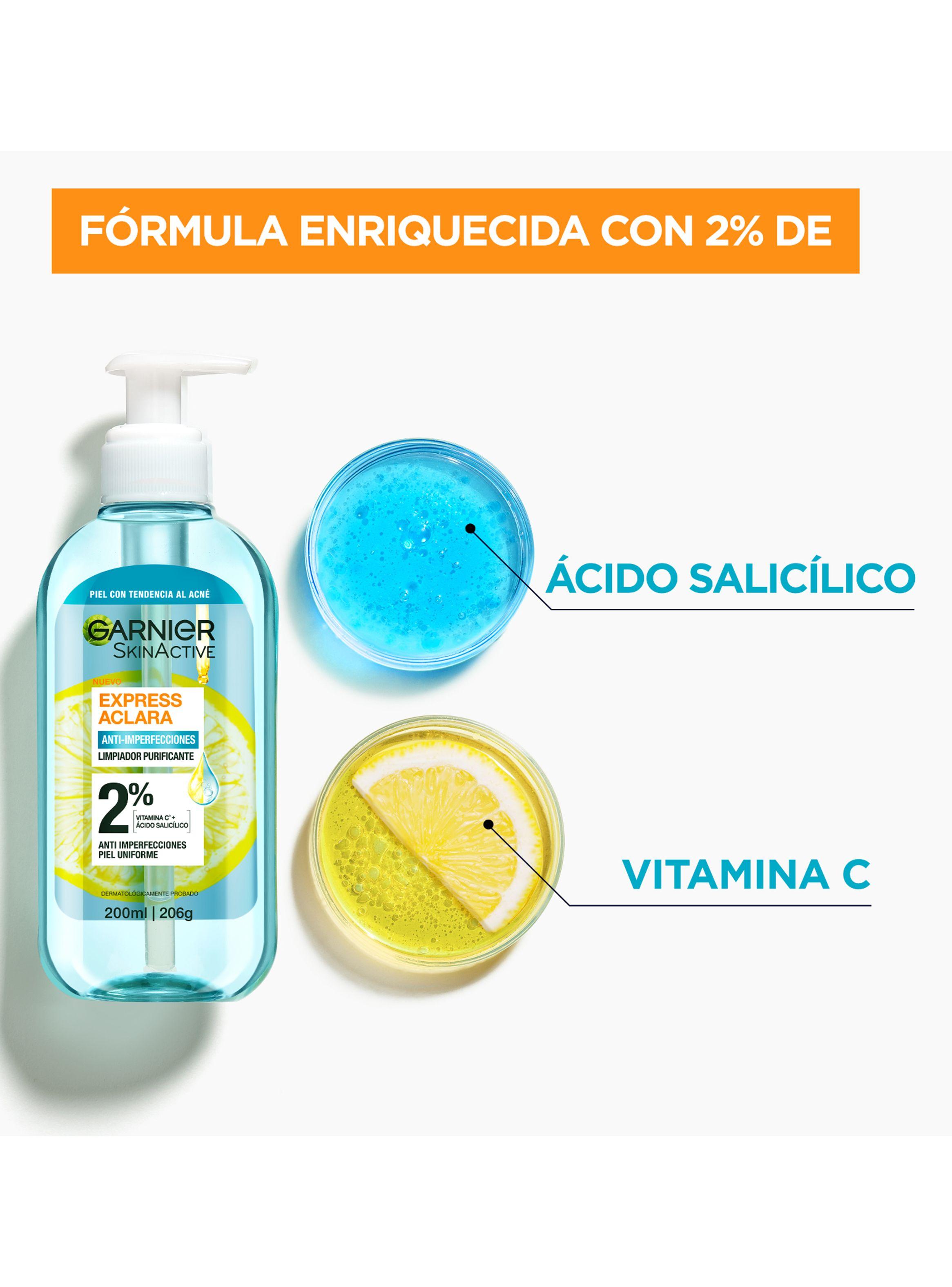 Gel Limpiador Garnier Anti-Imperfecciones Express Aclara 200 ml-3