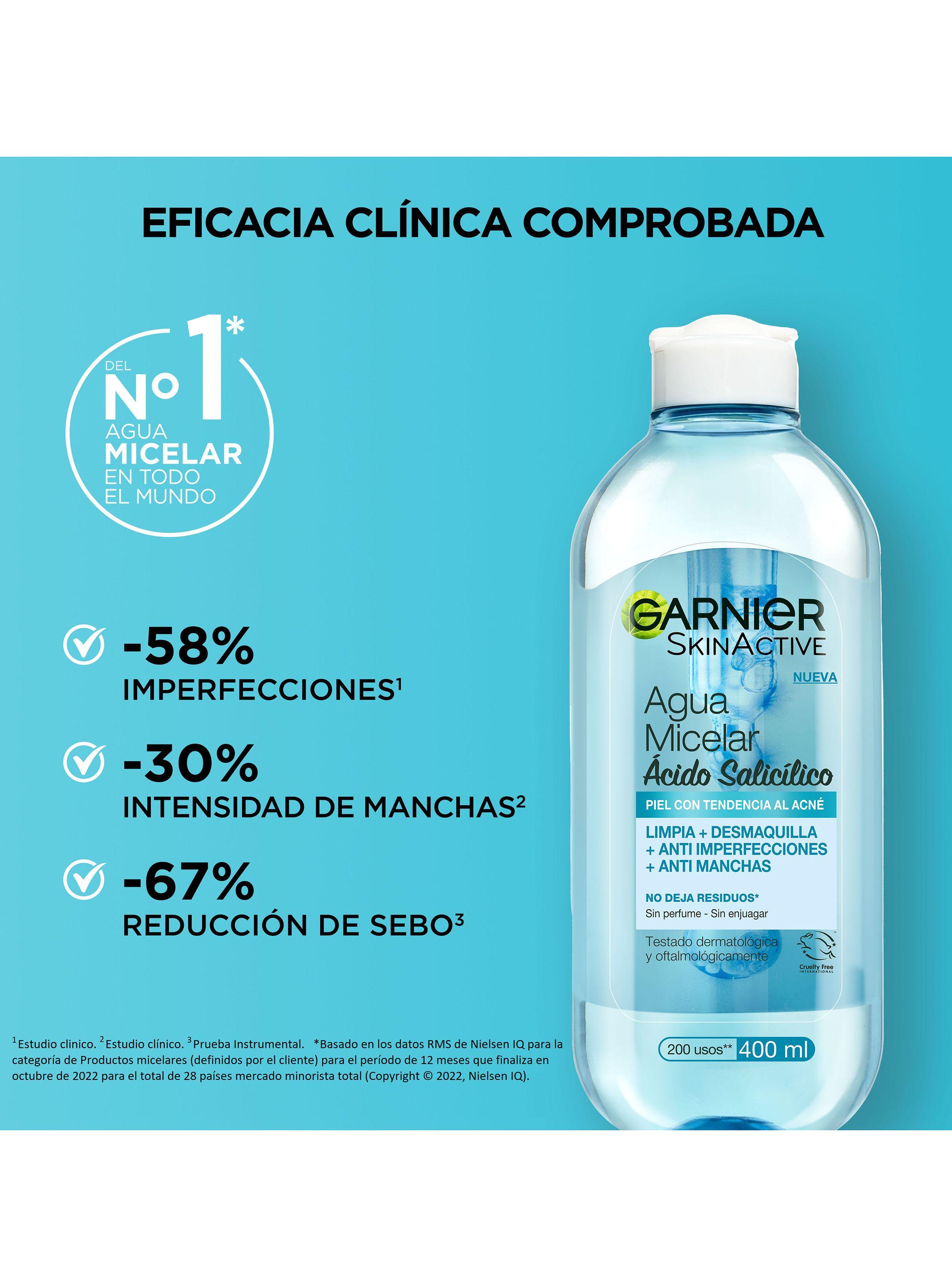 Agua Micelar Garnier Anti-Imperfecciones Express Aclara 400 ml-2