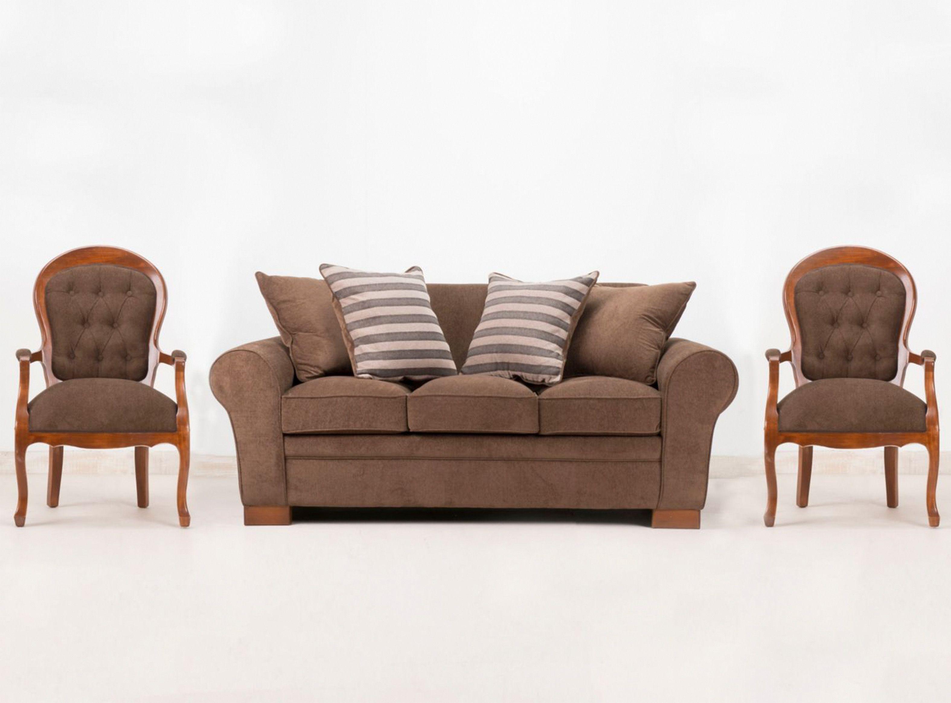 Juego de Living Belmont Sofá 3C + Sillones 1C Attimo-0