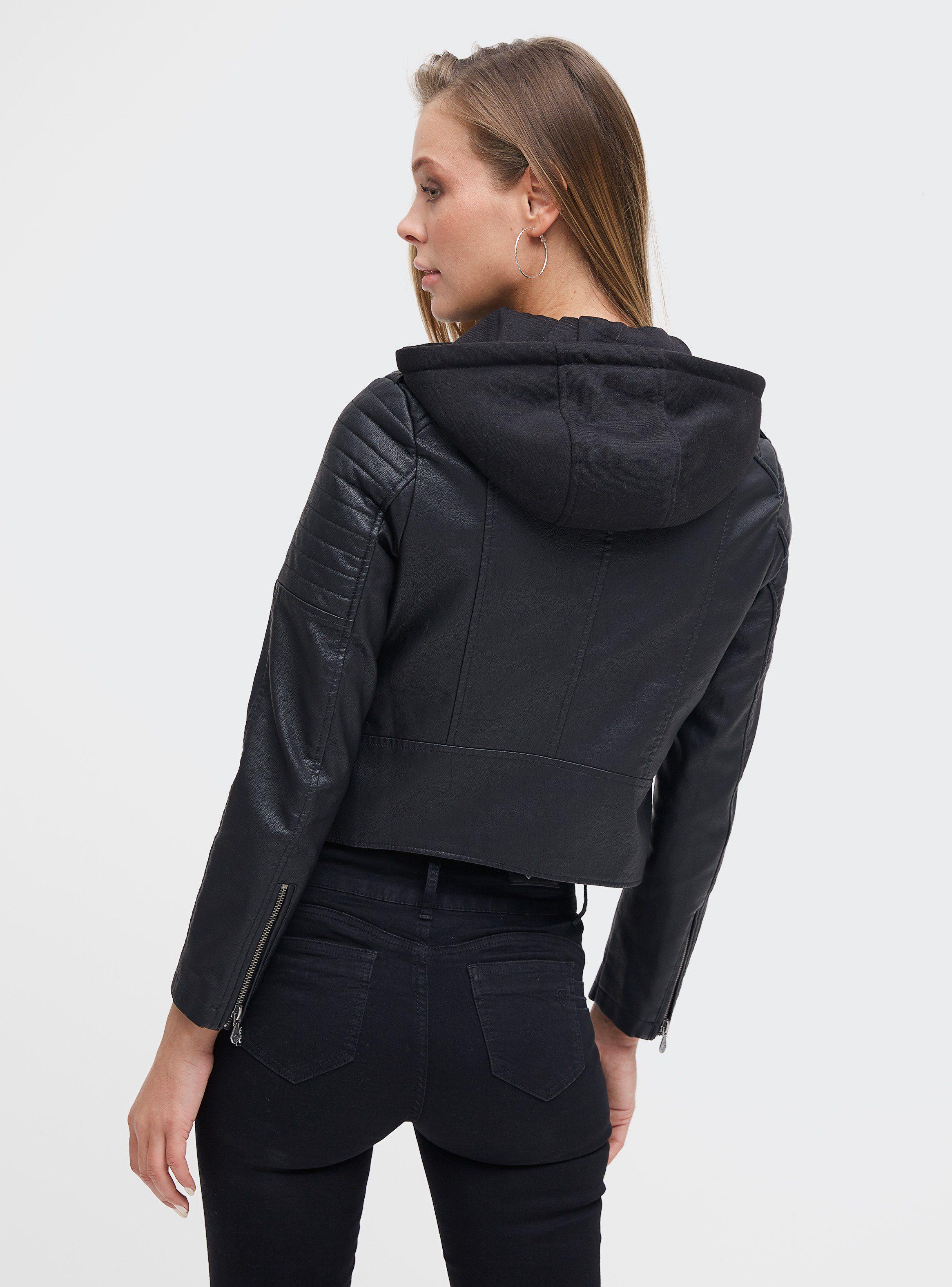 Chaqueta Pu Con Gorro Jjo-1