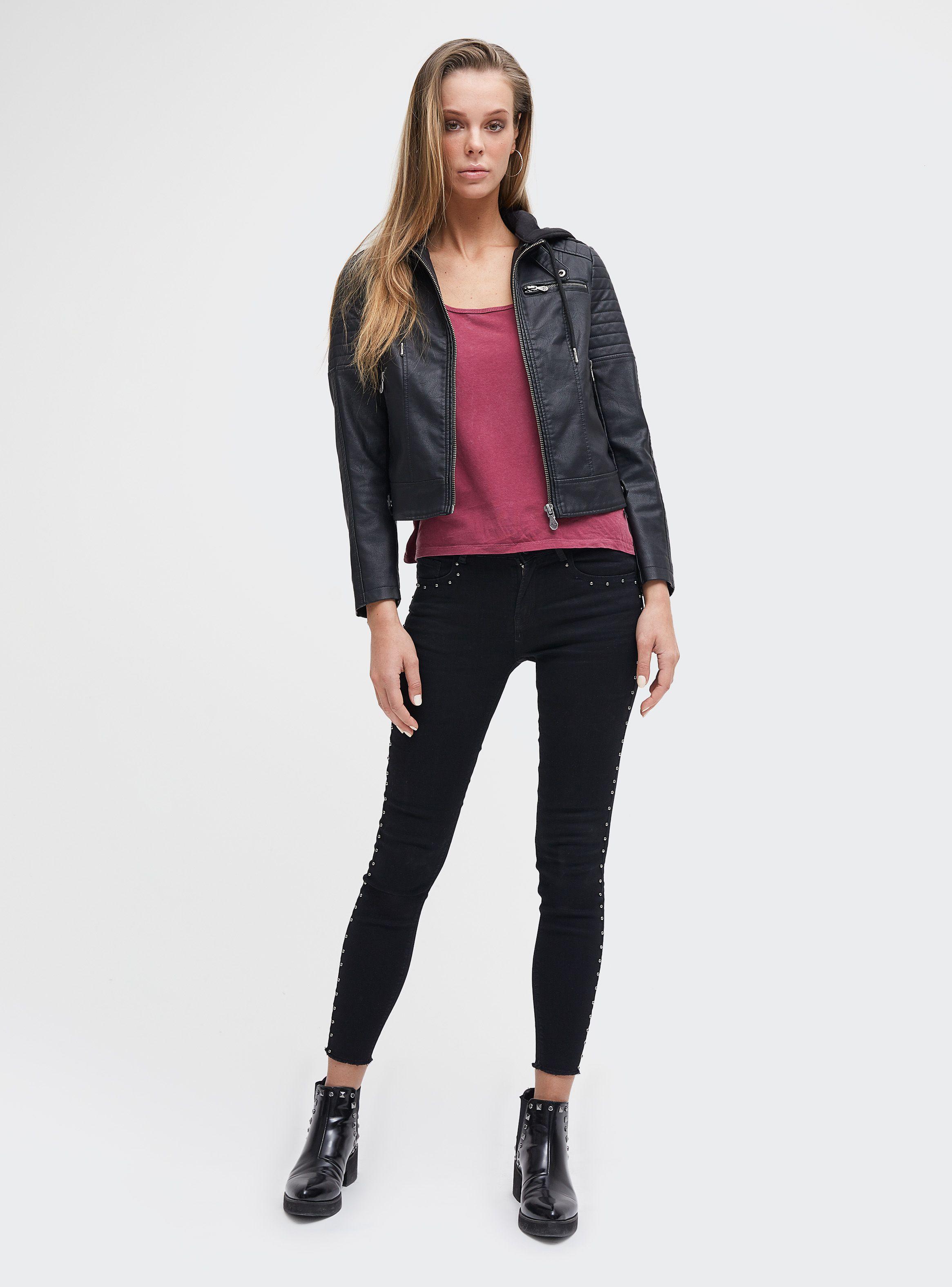 Chaqueta Pu Con Gorro Jjo-3