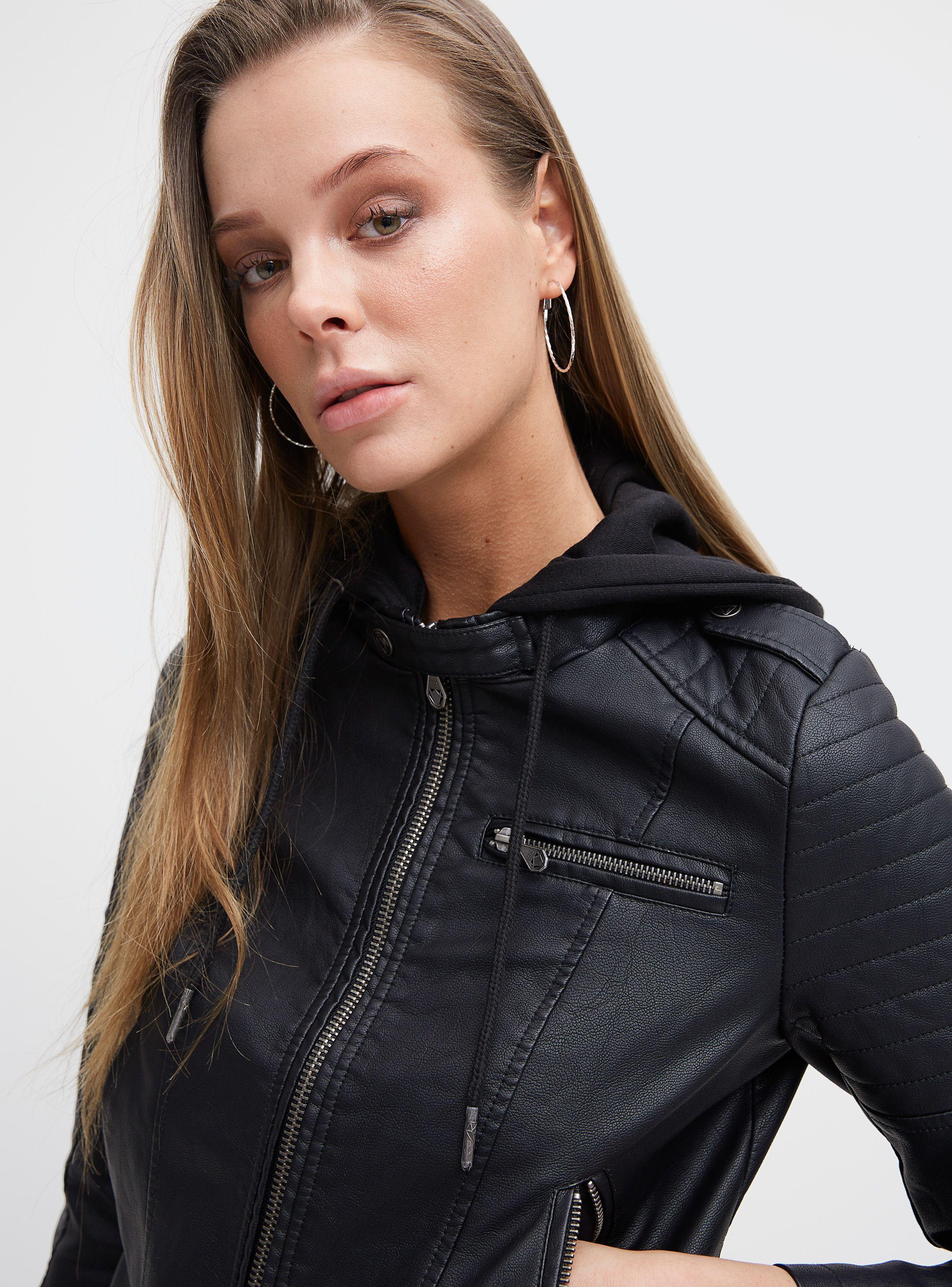 Chaqueta Pu Con Gorro Jjo-2