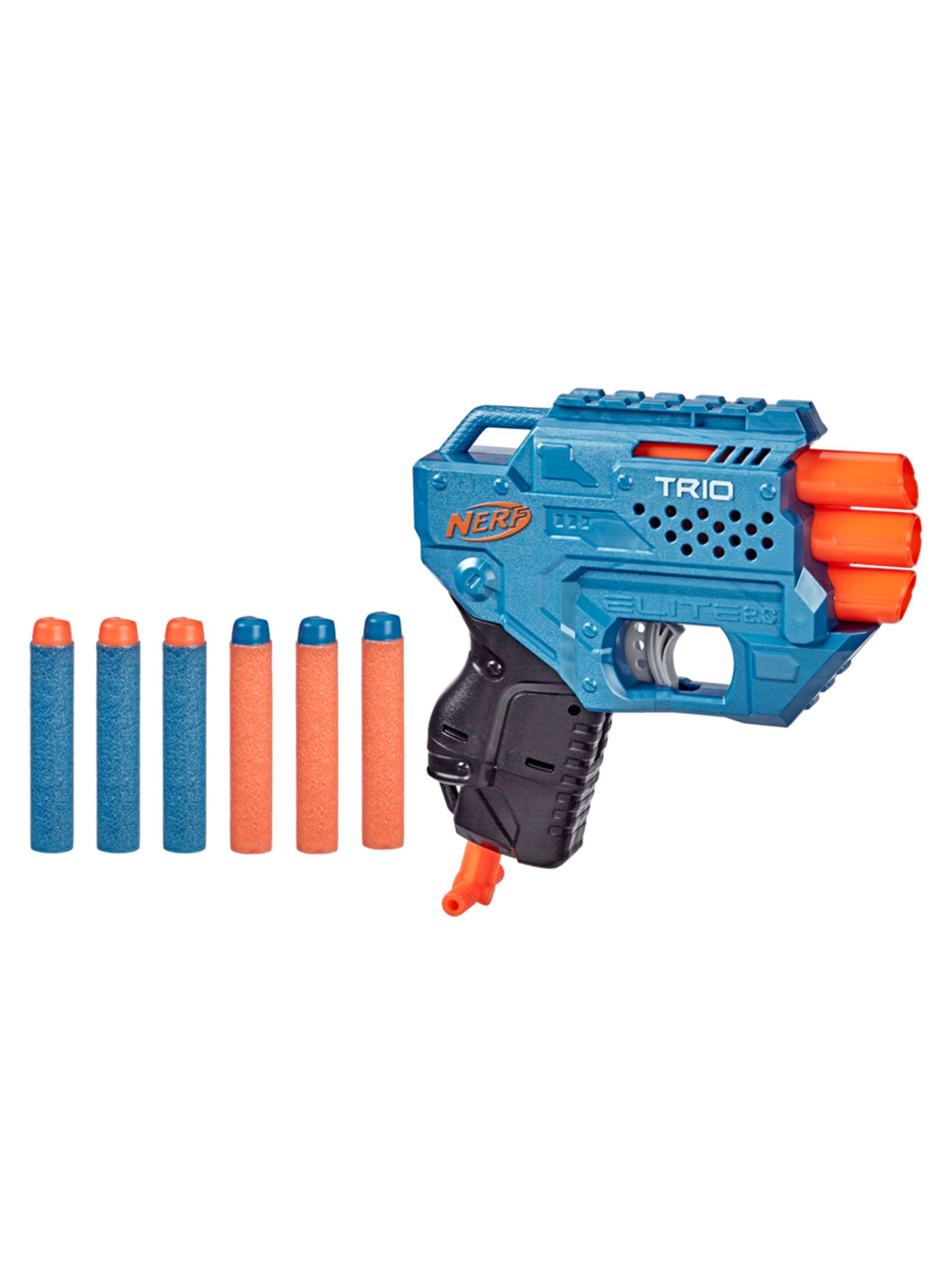 Lanzador Nerf Elite 2.0 Trio TD-3 6 Dardos Oficiales-0