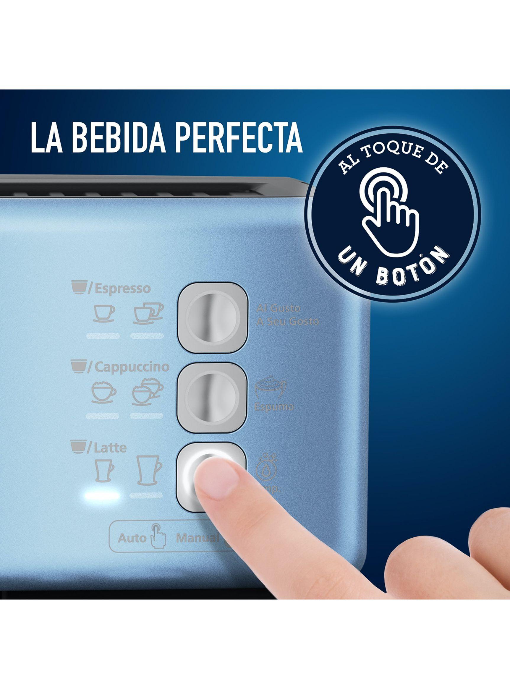Cafetera y Cápsulas Automática Primalatte Celeste 6603-2