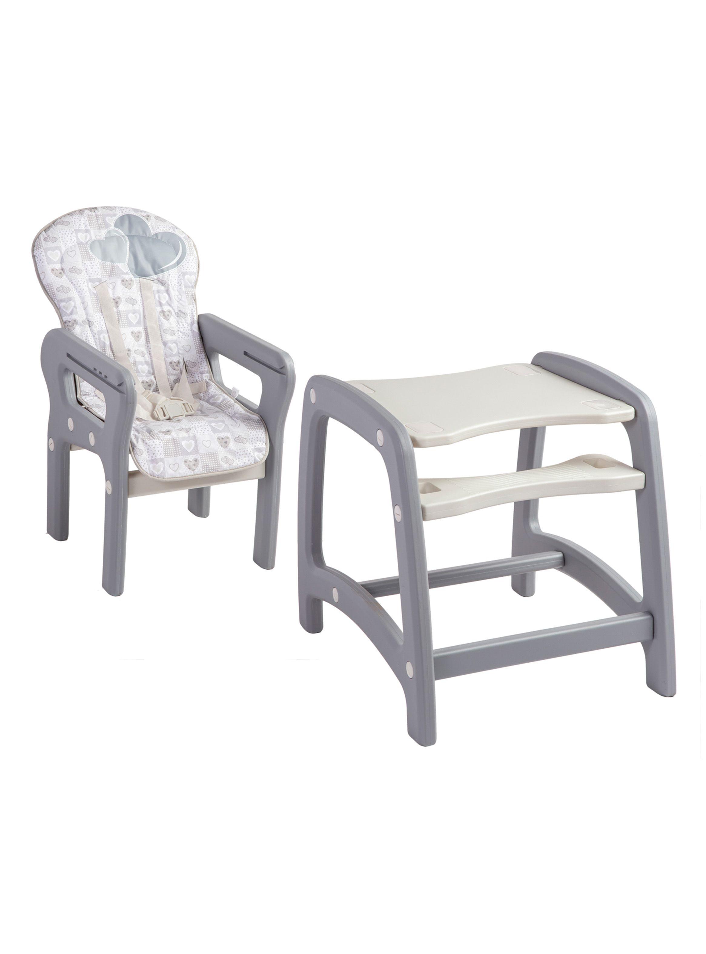 Silla de Comer Portatil Kinder SX Gris Bebesit-3
